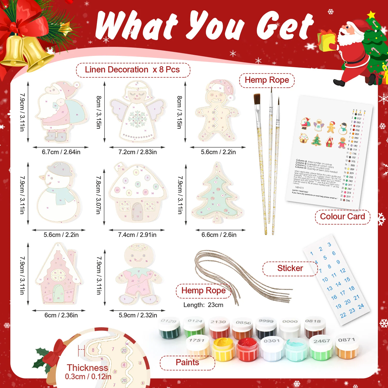 Gingerbread Blessings – Christmas Ornaments - Image 3