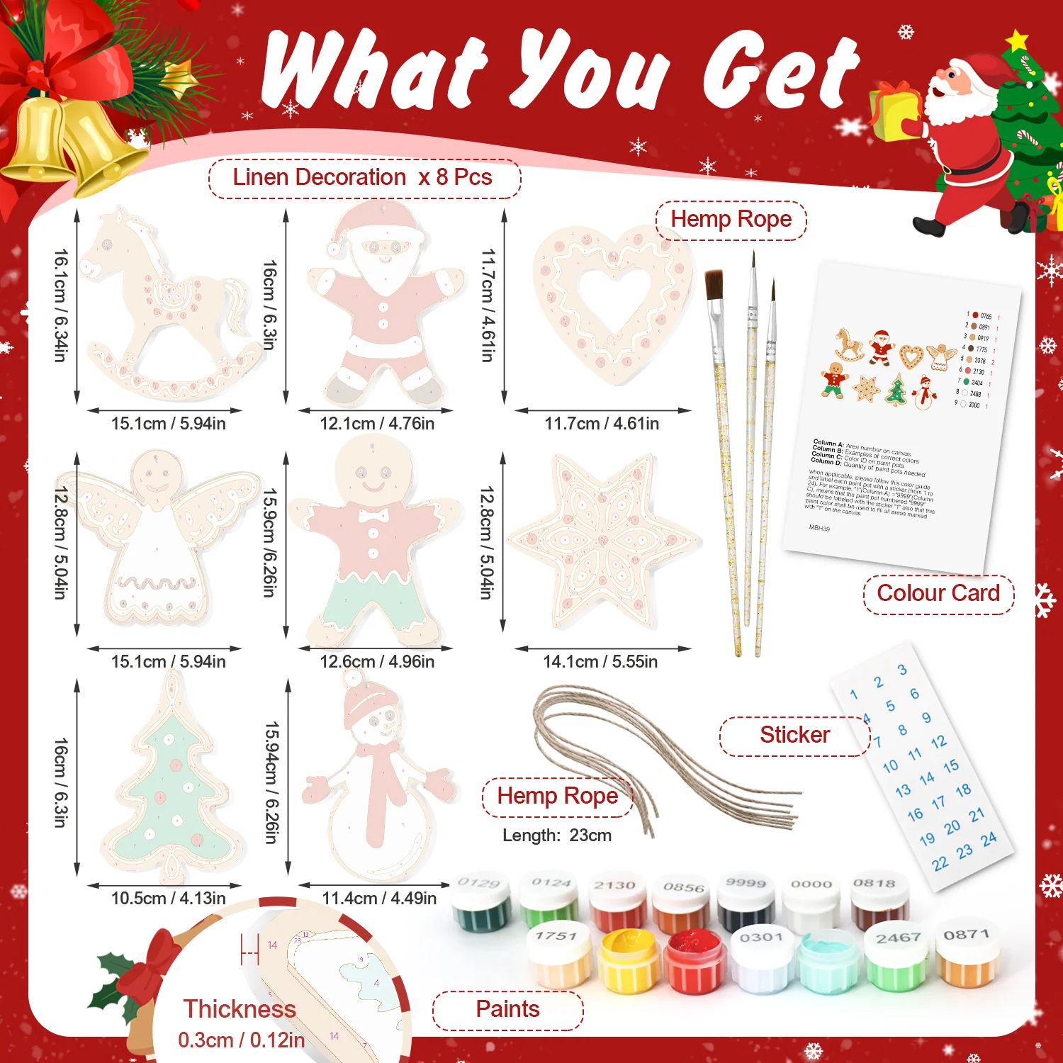 Gingerbread Christmas Tales – Large Christmas Ornaments - Image 3