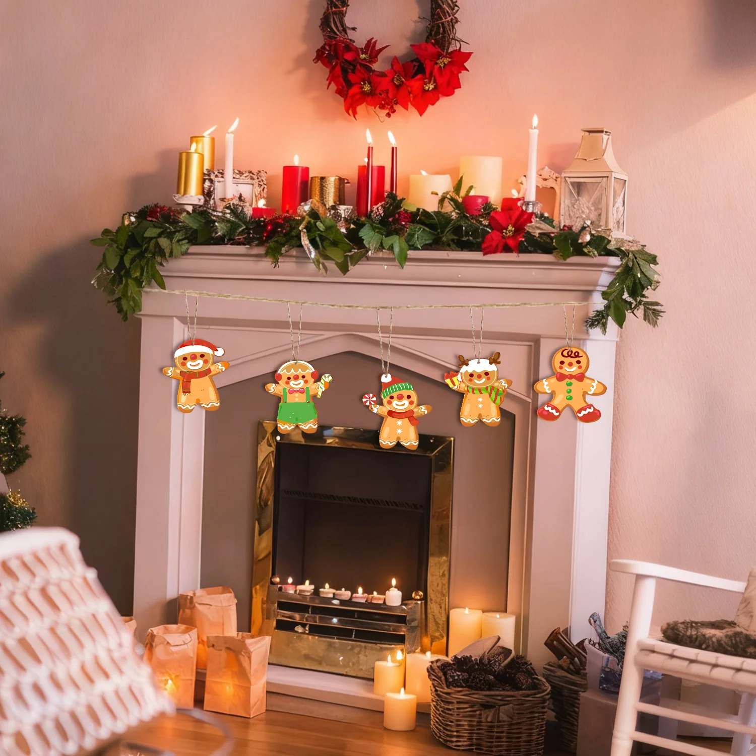 Gingerbread Family Fun – Large Christmas Ornaments - Image 12