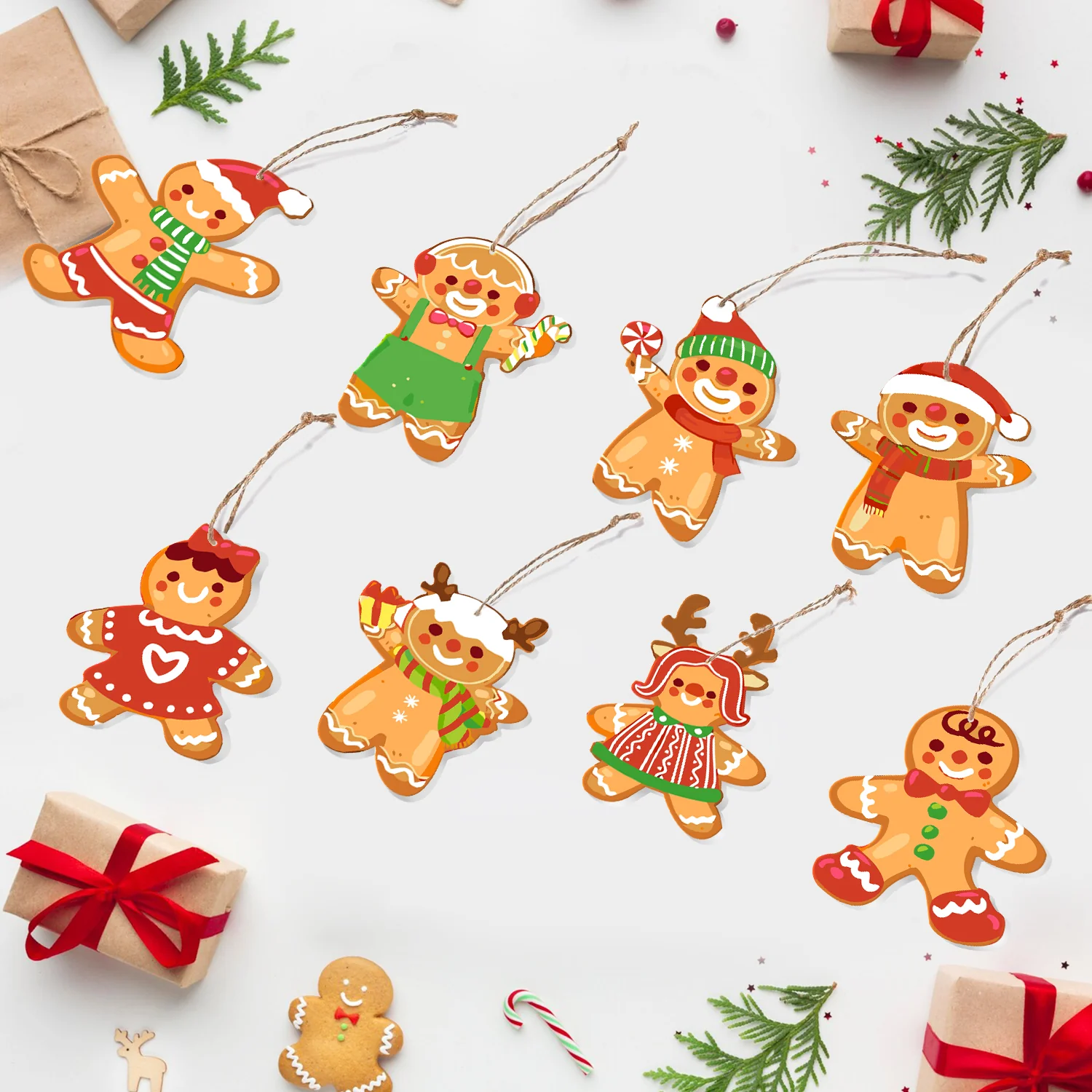 Gingerbread Family Fun – Large Christmas Ornaments - Image 6