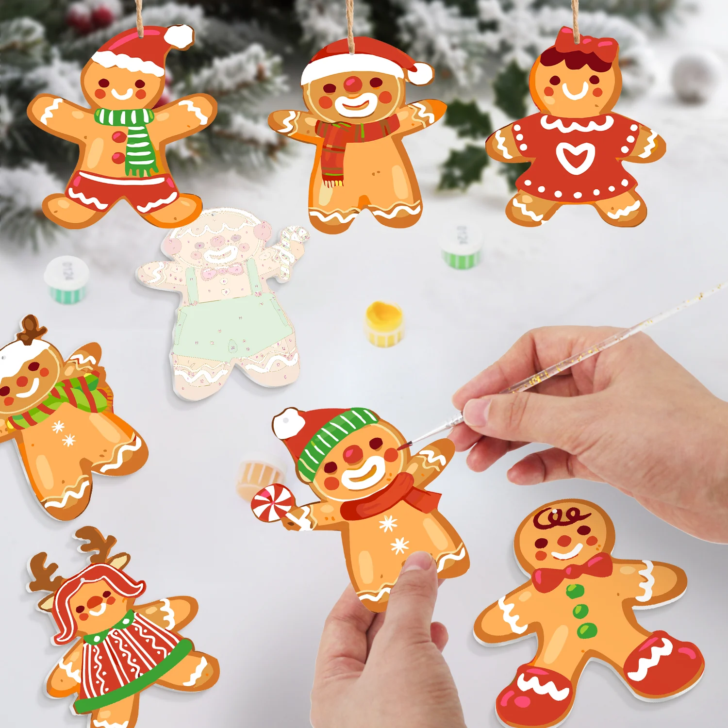 Gingerbread Family Fun – Large Christmas Ornaments - Image 7