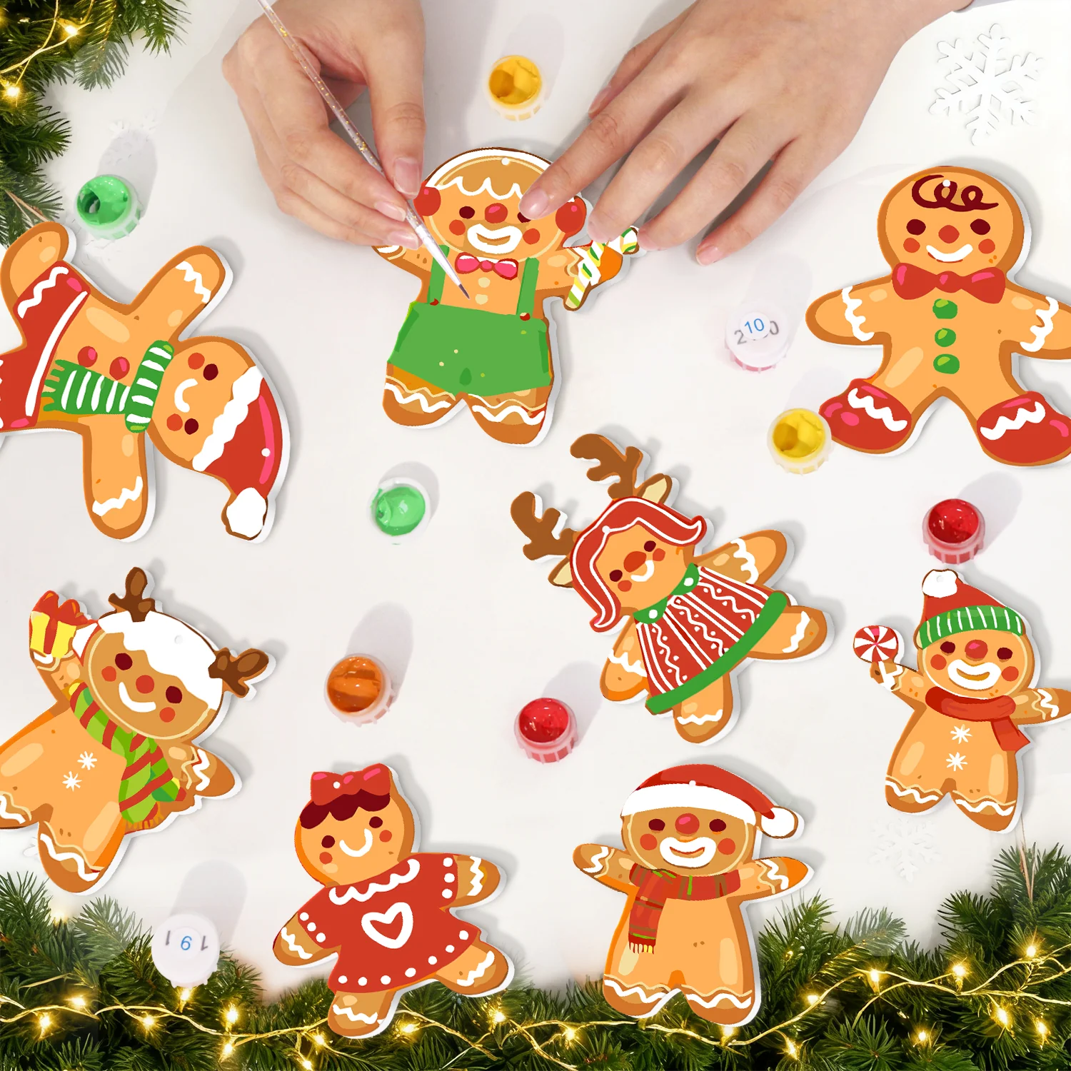 Gingerbread Family Fun – Large Christmas Ornaments - Image 8