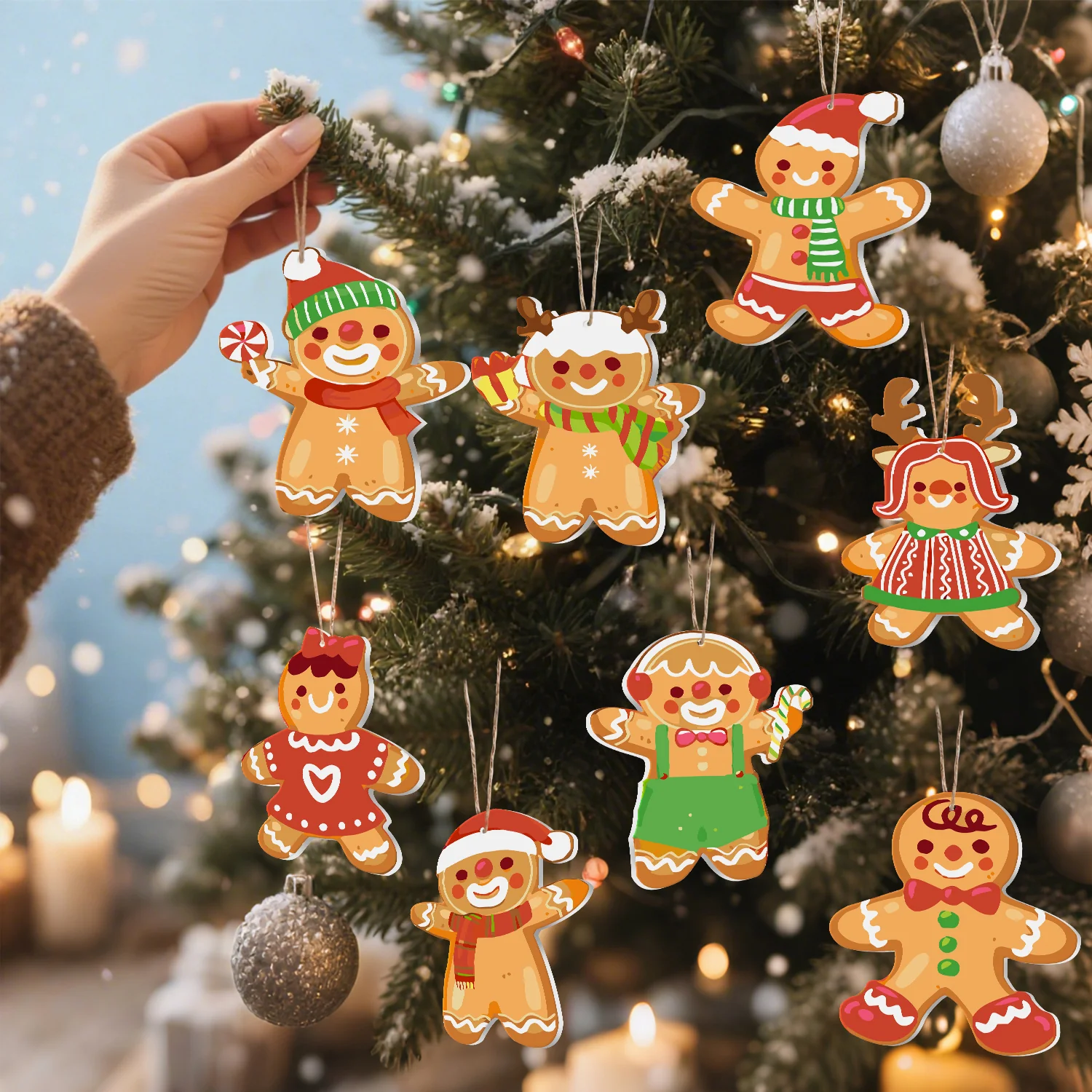 Gingerbread Family Fun – Large Christmas Ornaments - Image 9