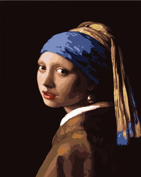 The Girl with a Pearl Earring - Johannes Vermeer - Image 4