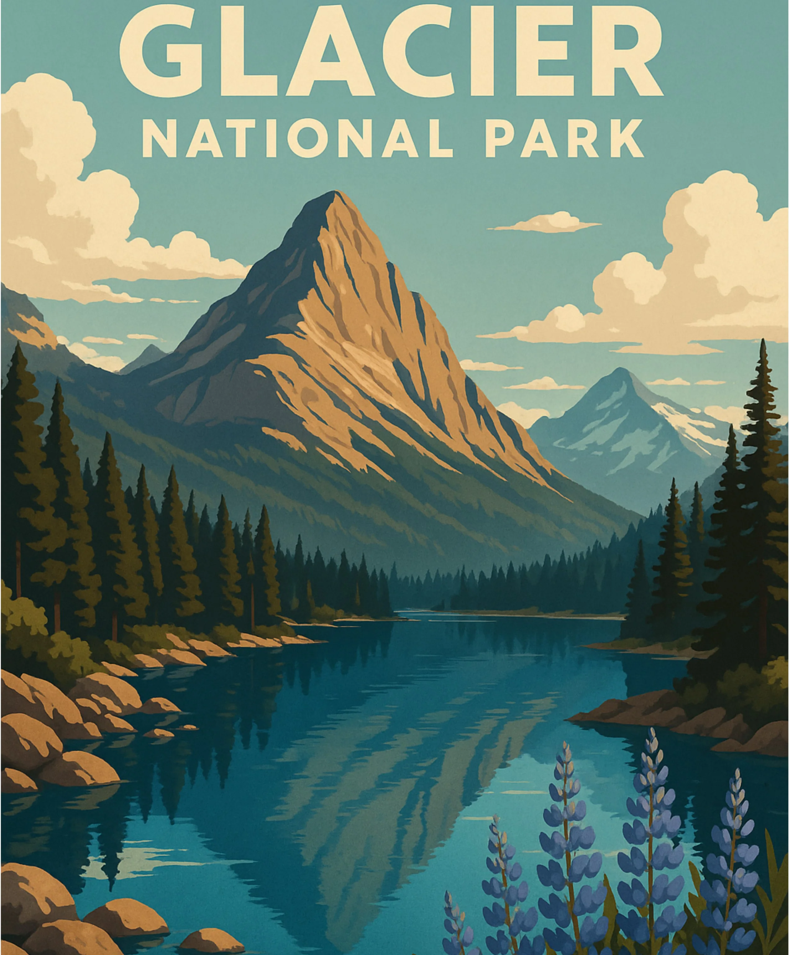 Glacier – National Park (Twin Pines View) - Image 4