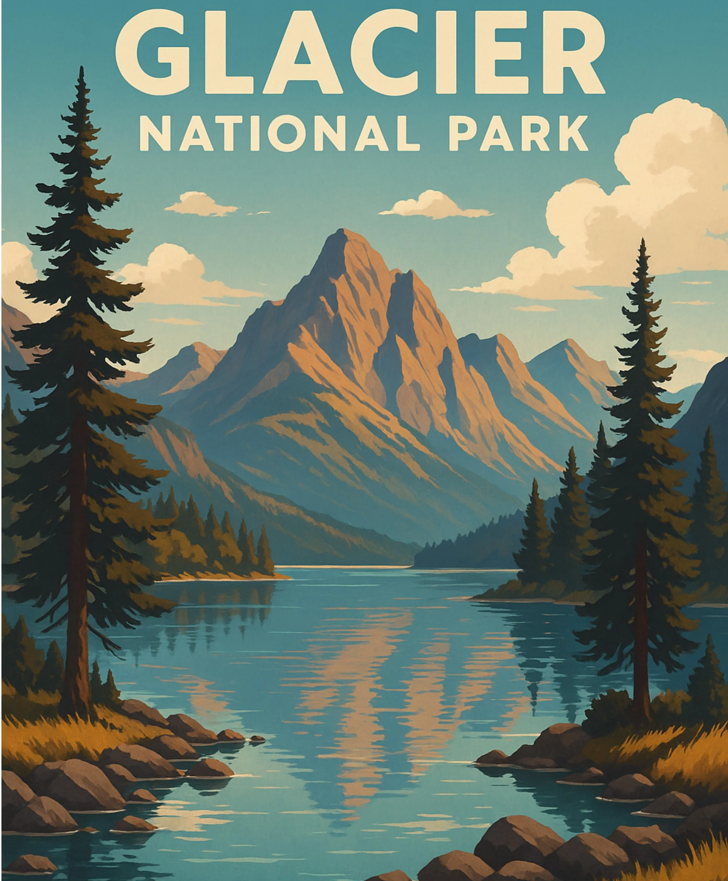 Glacier – National Park (Mountain Reflection) - Image 4
