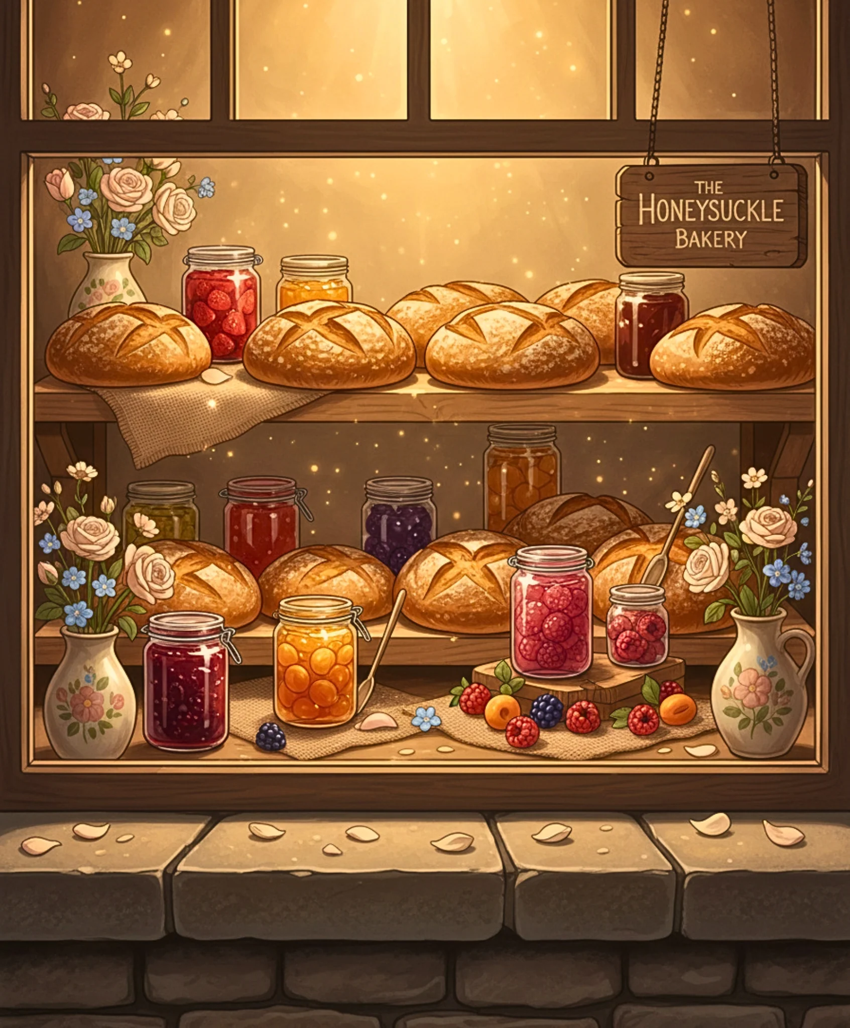 Golden Bakery Window - Image 4