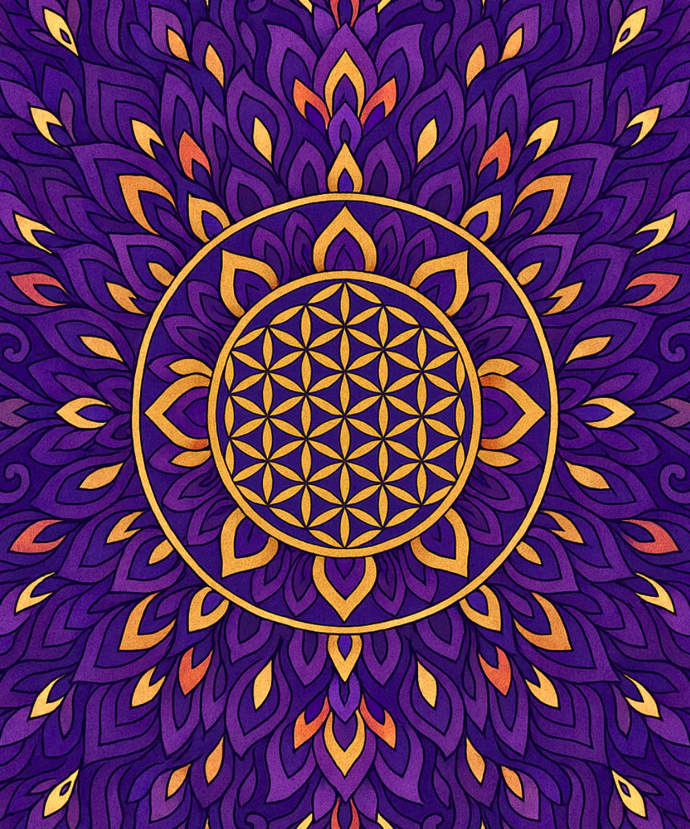 Golden Chakra Mandala - Image 2