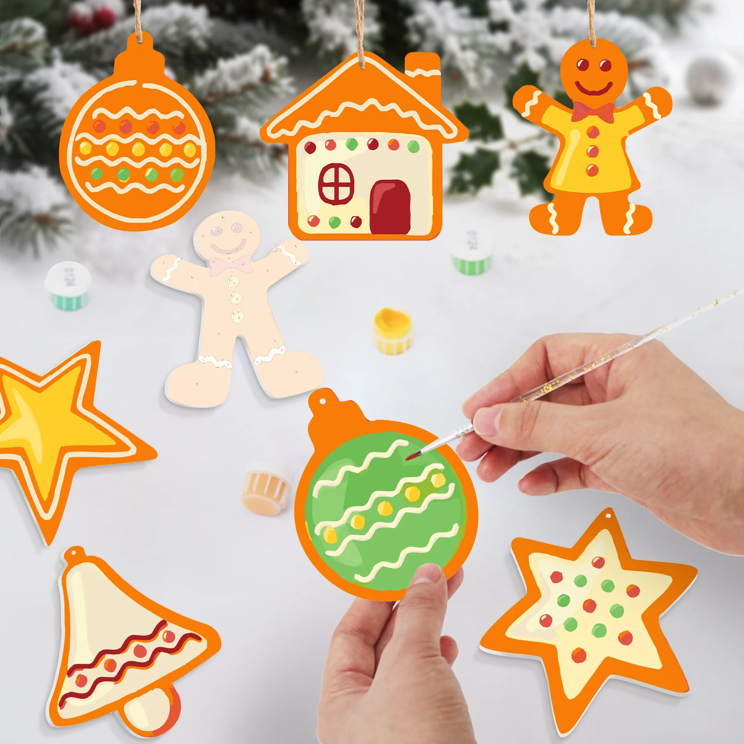 Golden Cookie Cheer – Large Christmas Ornaments - Image 7