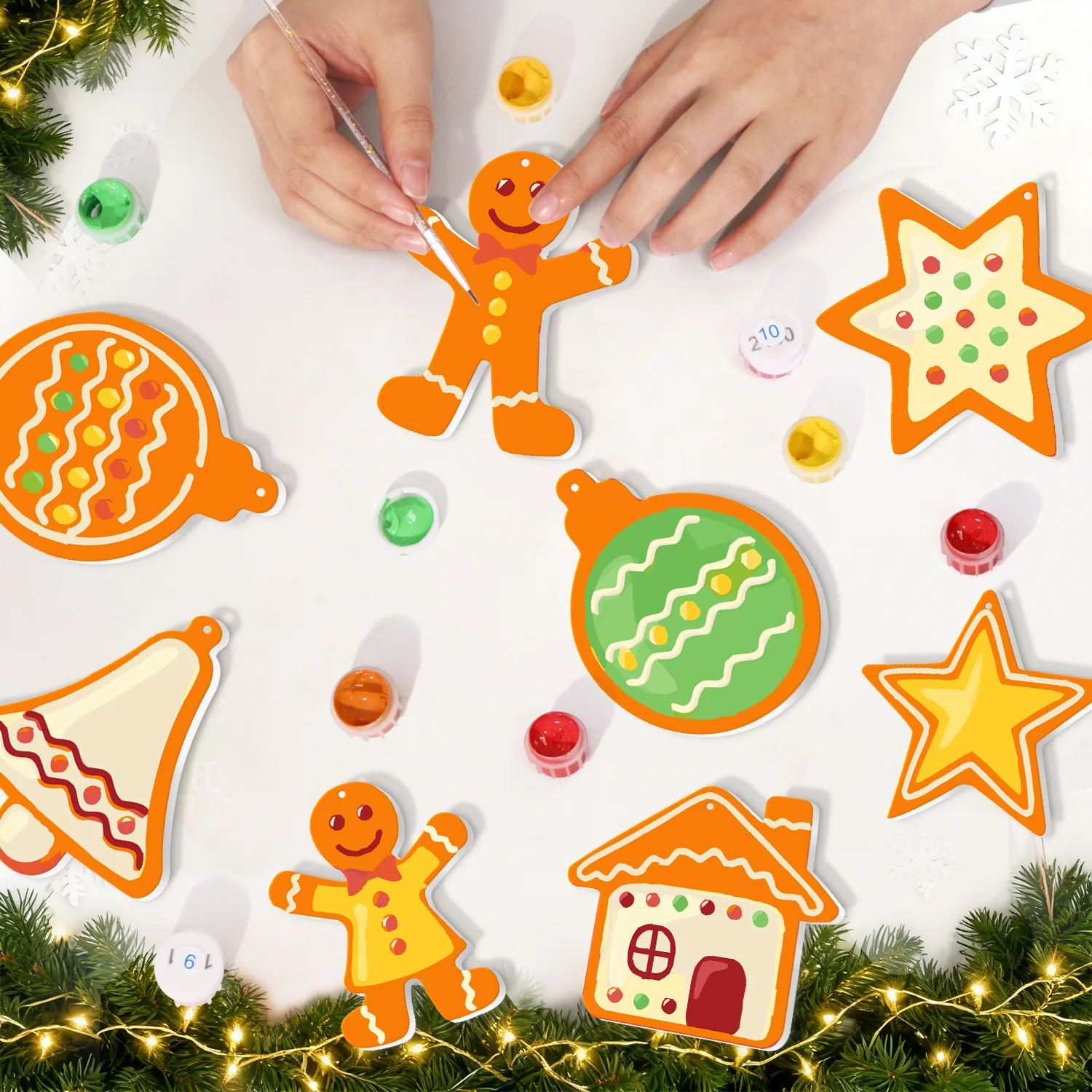 Golden Cookie Cheer – Large Christmas Ornaments - Image 8