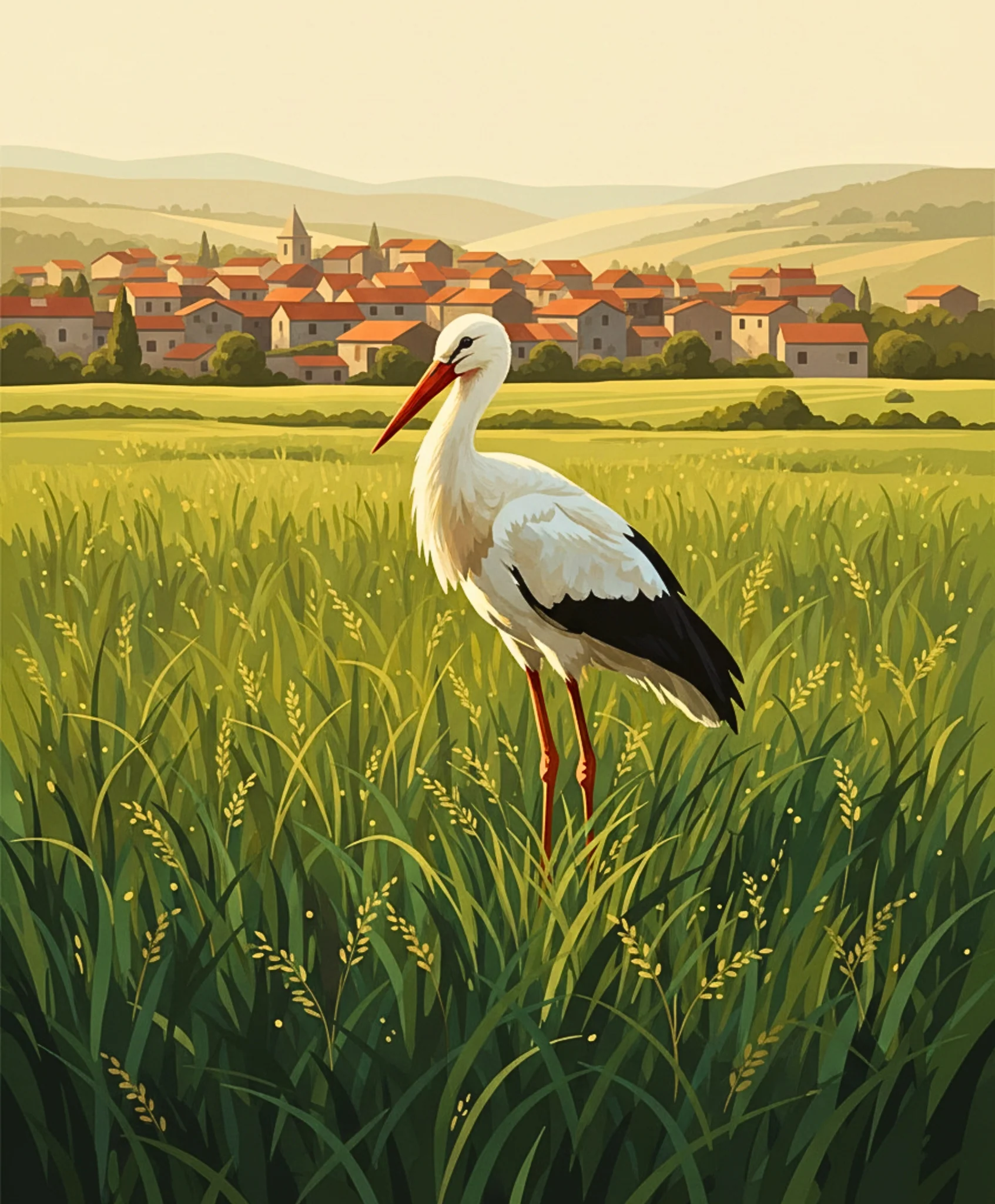 Golden Meadow Stork - Image 4