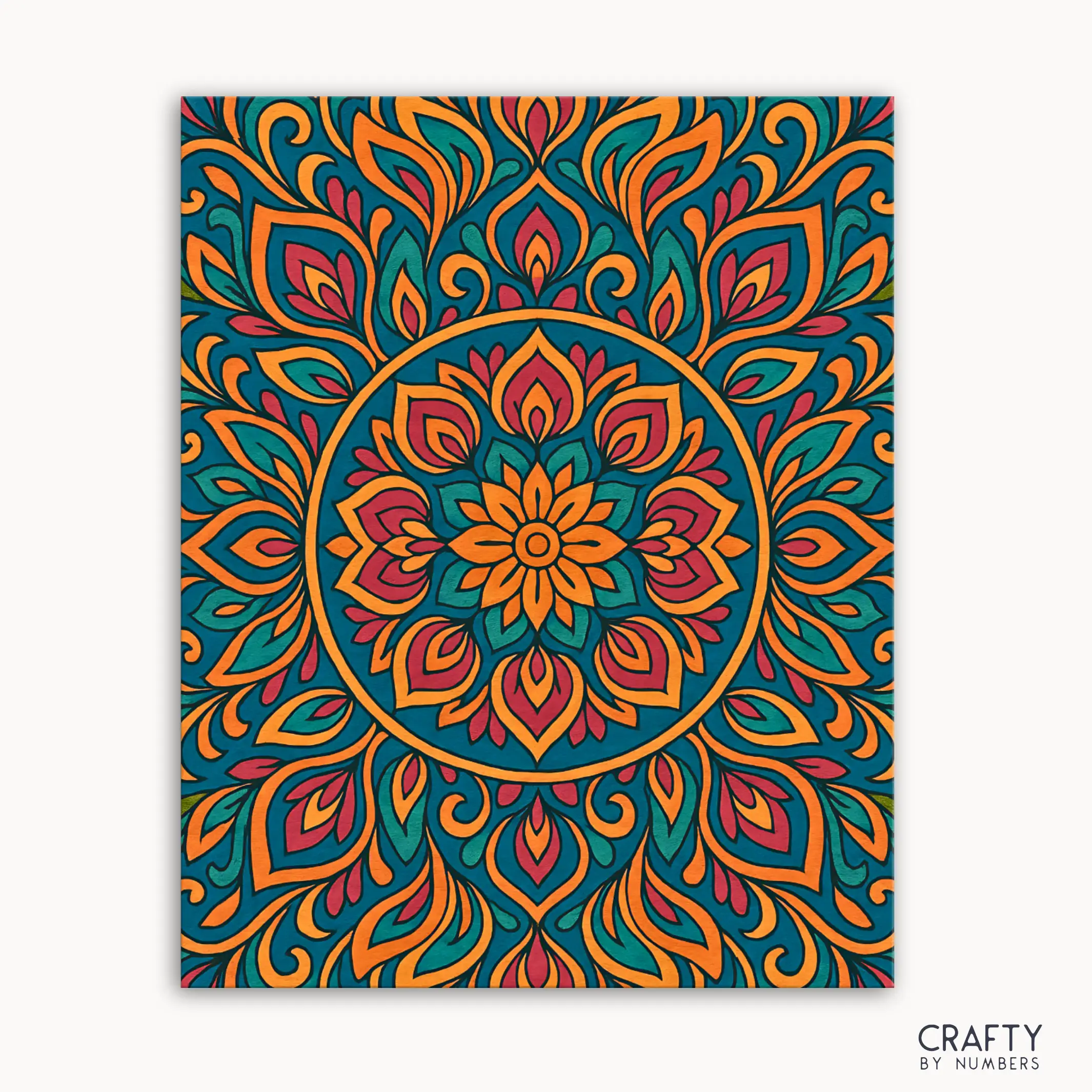 Golden Petals Mandala