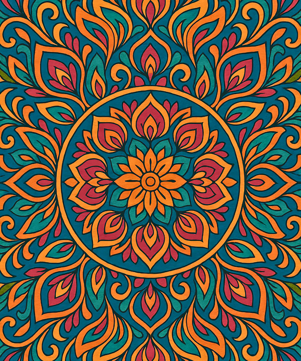 Golden Petals Mandala - Image 2