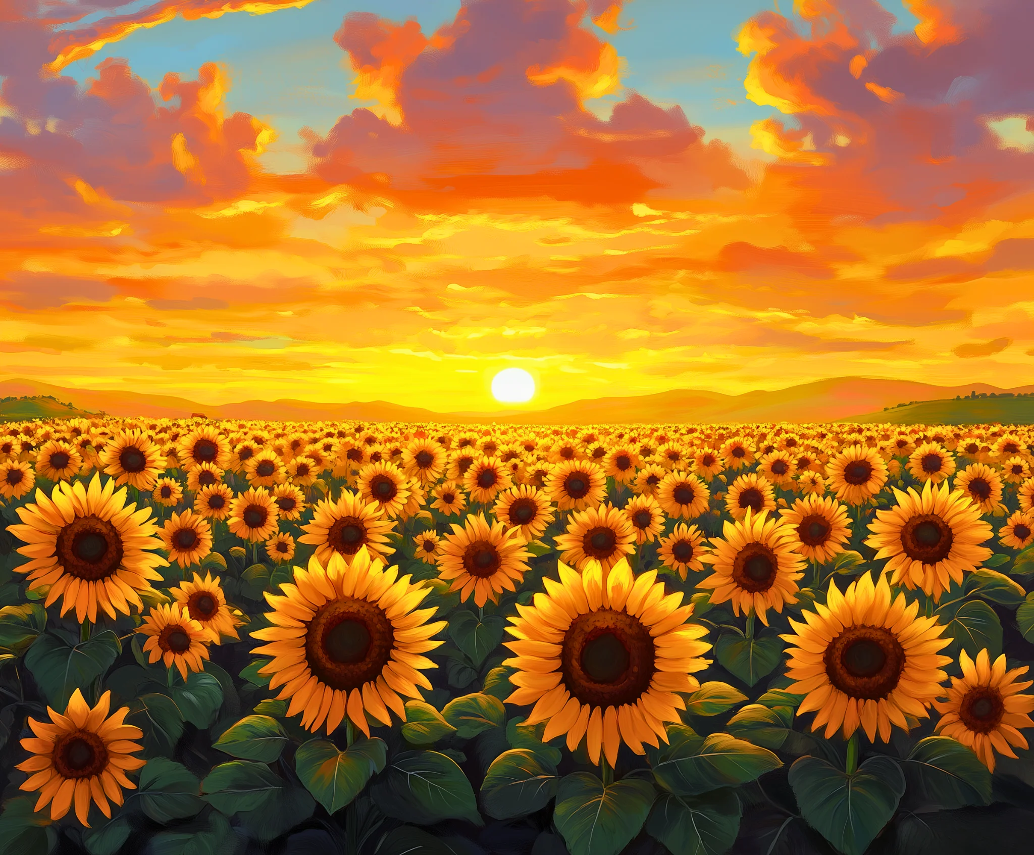 Golden Sunflowers - Image 2