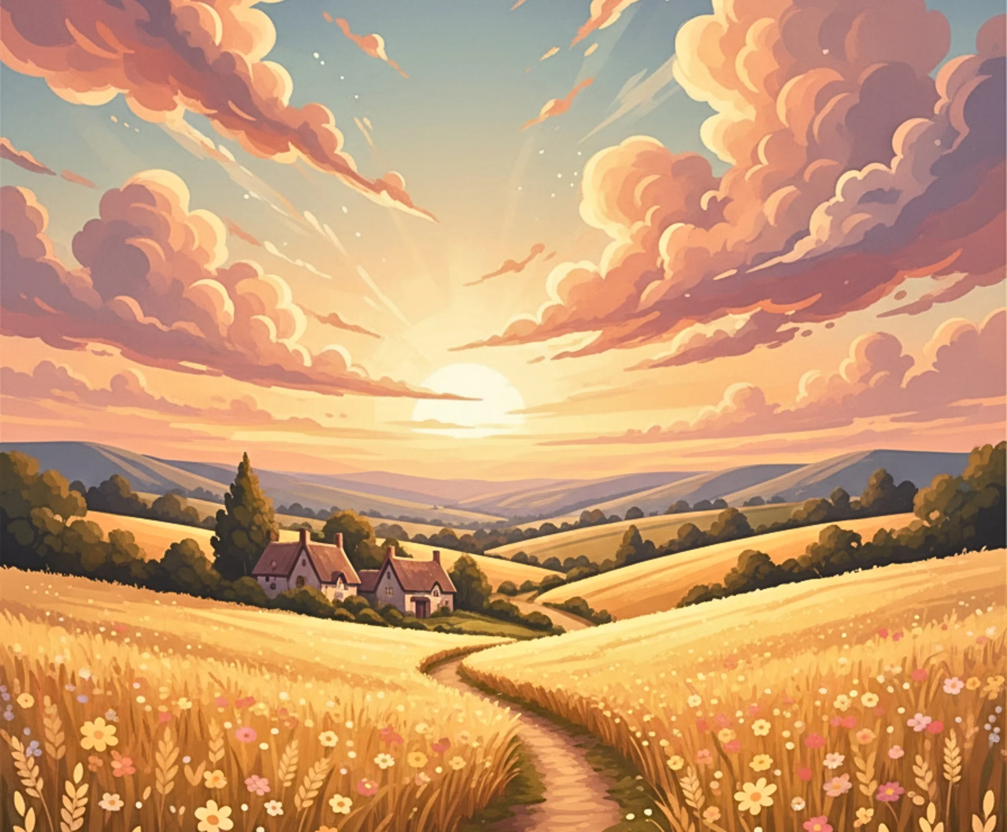 Golden Valley Sunset - Image 4