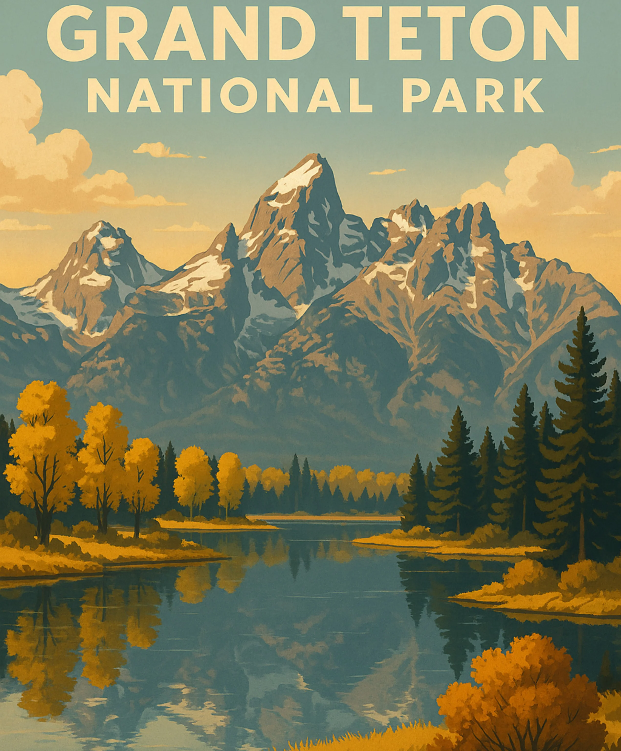 Grand Teton – National Park (Golden Peaks) - Image 4