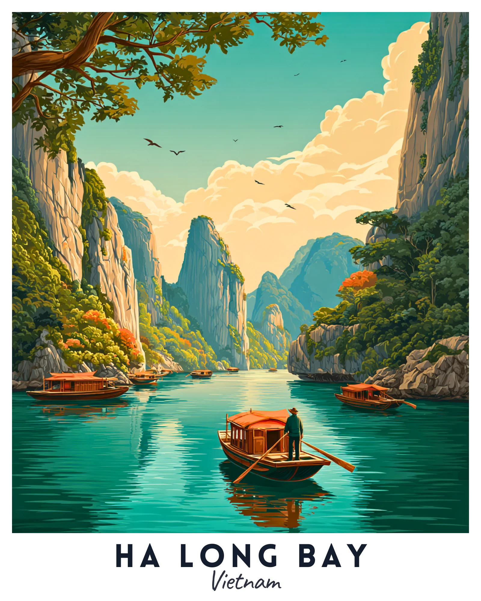 Ha Long Bay - Travel Poster - Image 4