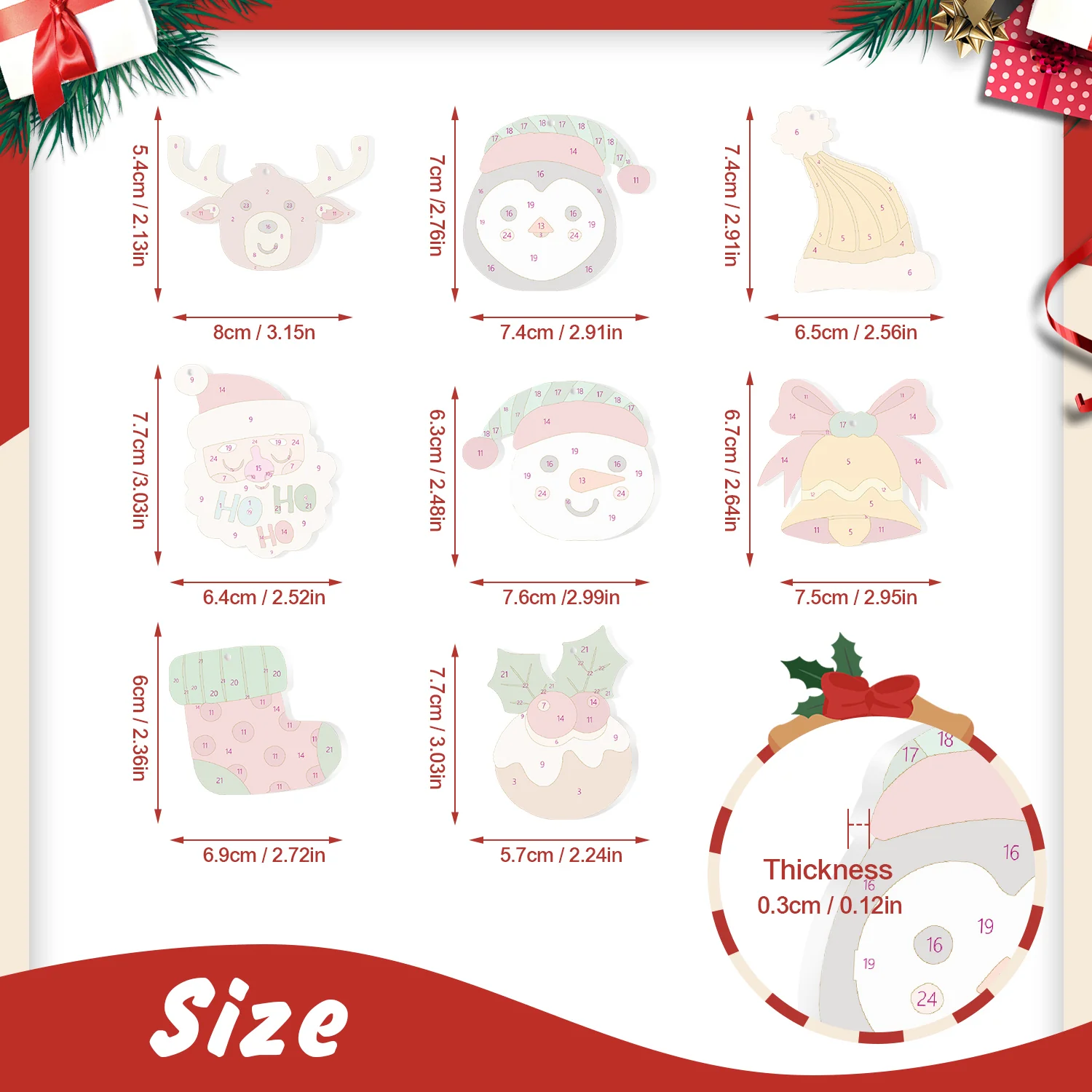 Ho Ho Holiday Magic – Christmas Ornaments - Image 2