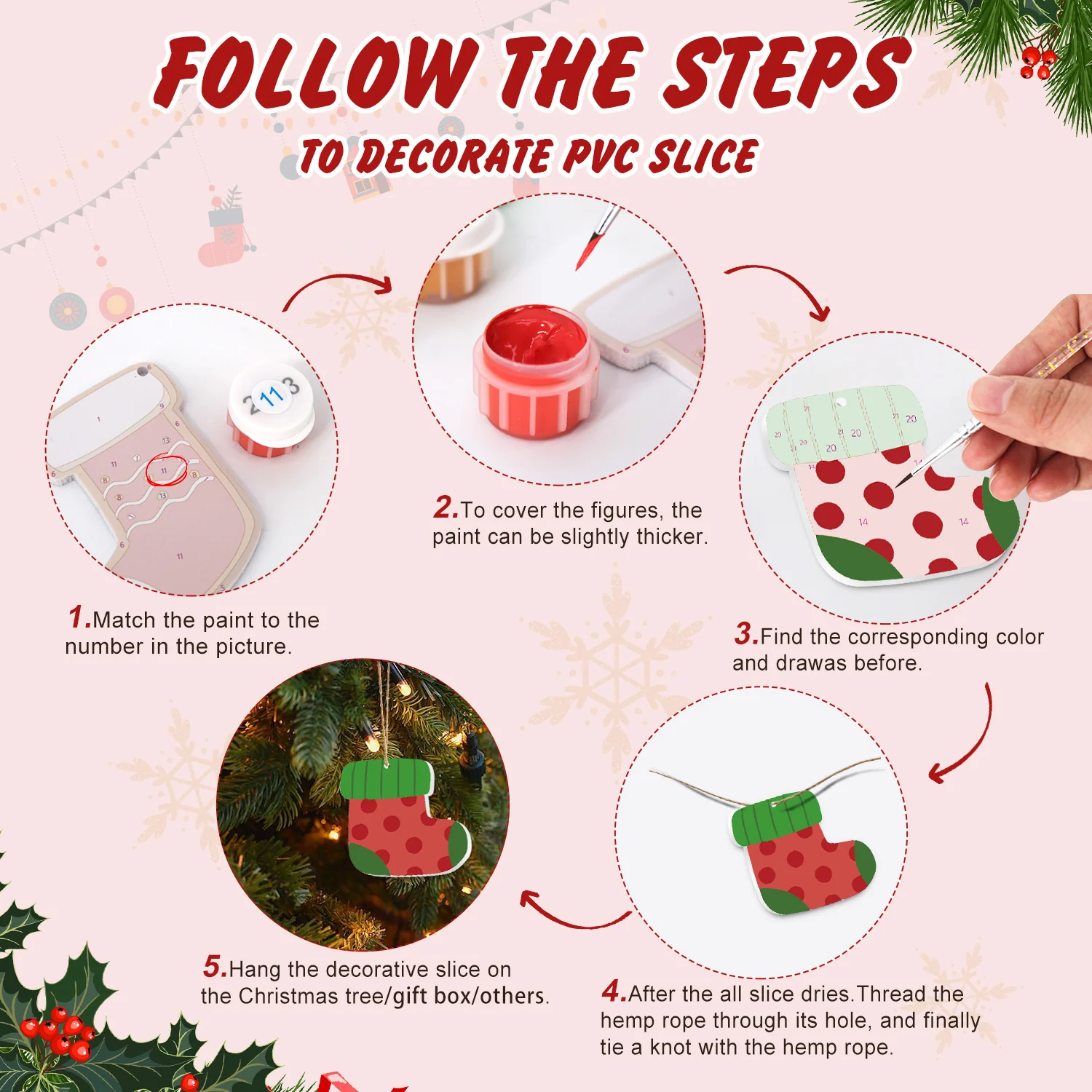 Ho Ho Holiday Magic – Christmas Ornaments - Image 4