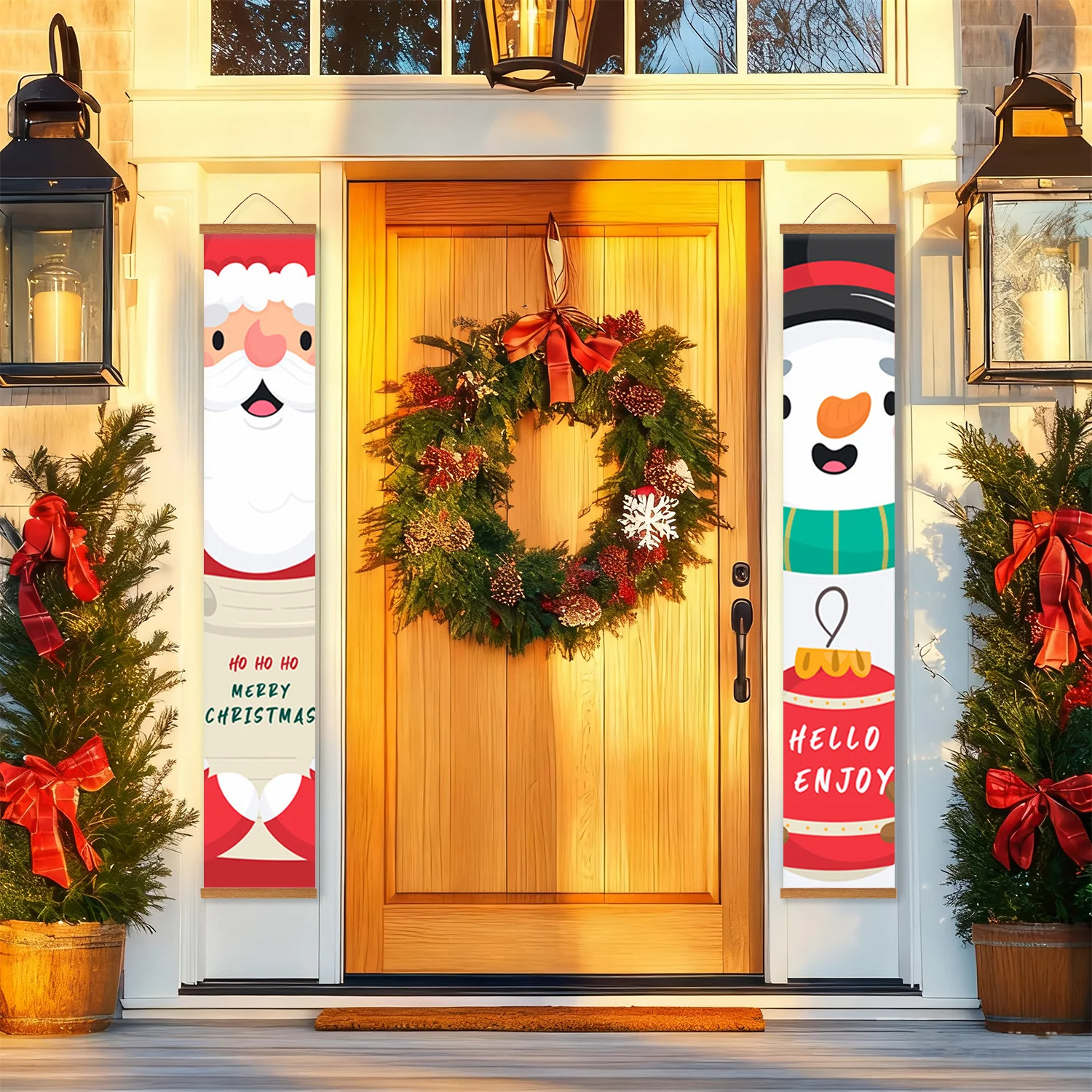 Ho Ho Holiday – Porch Sign Paint by Numbers Kit - Image 10