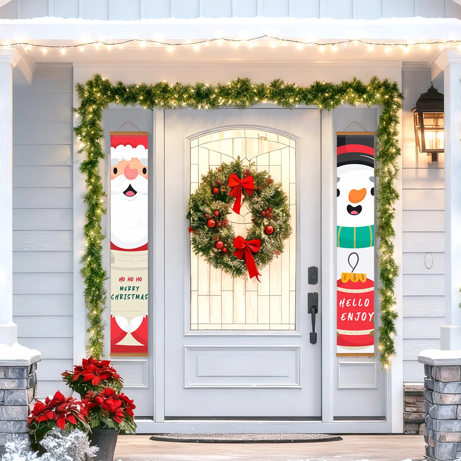 Ho Ho Holiday – Porch Sign Paint by Numbers Kit - Image 16