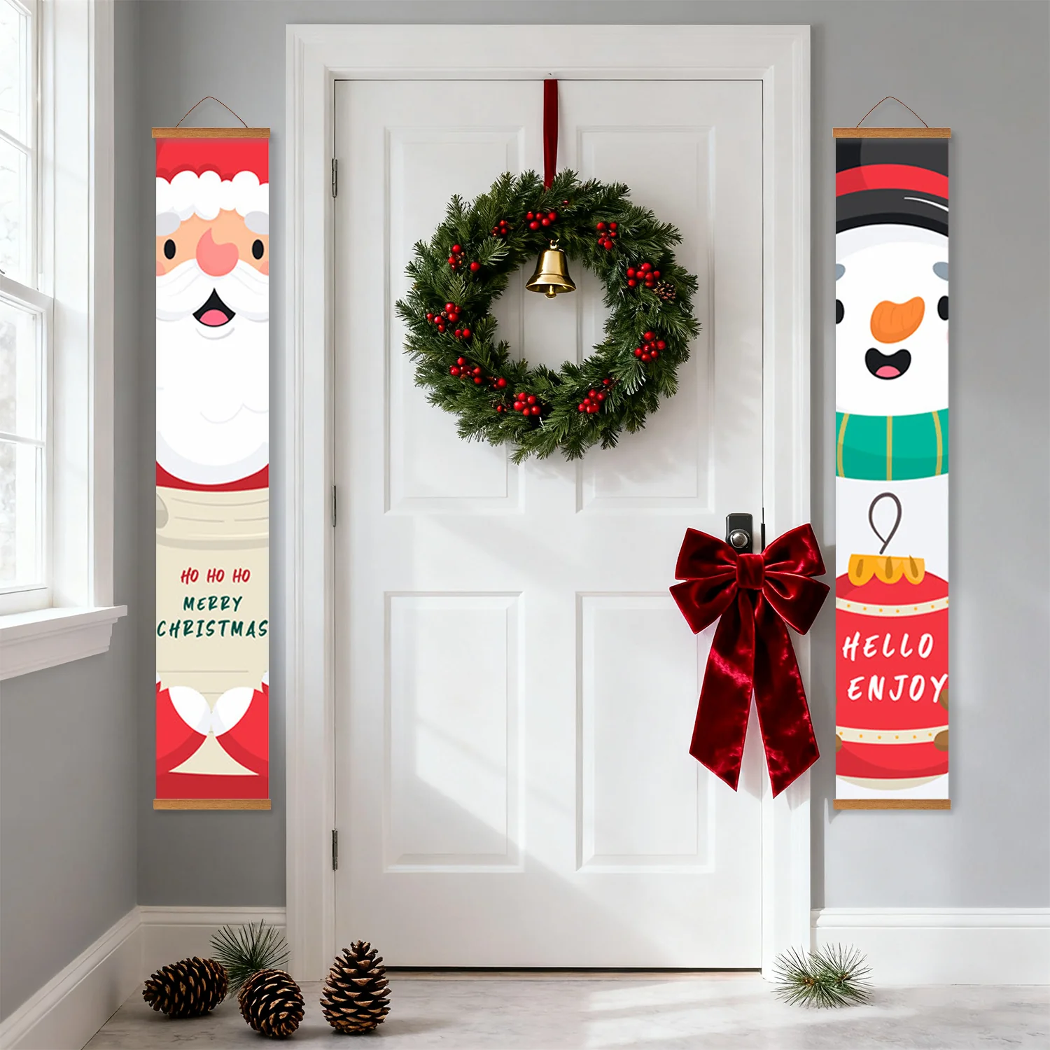Ho Ho Holiday – Porch Sign Paint by Numbers Kit - Image 17