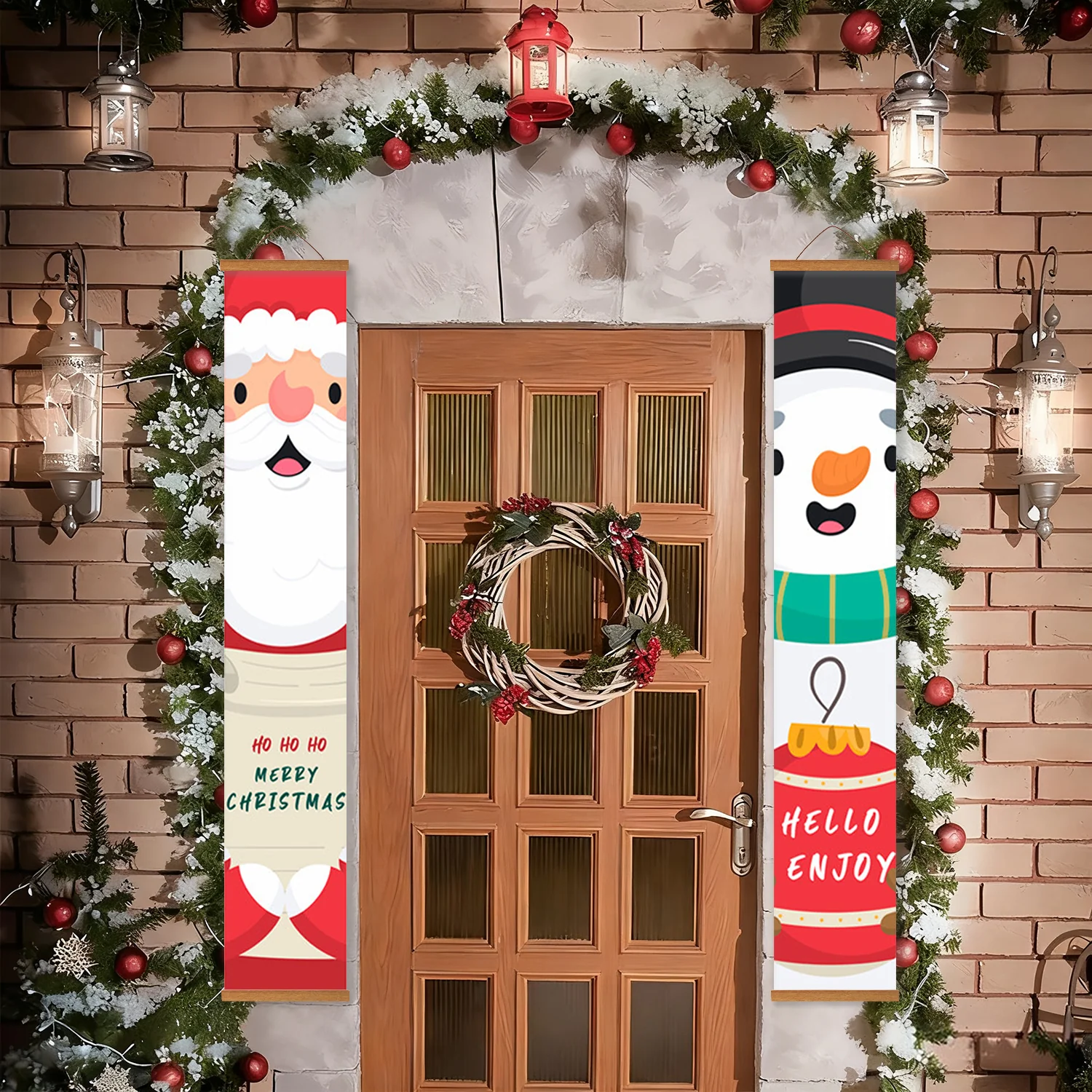 Ho Ho Holiday – Porch Sign Paint by Numbers Kit - Image 5