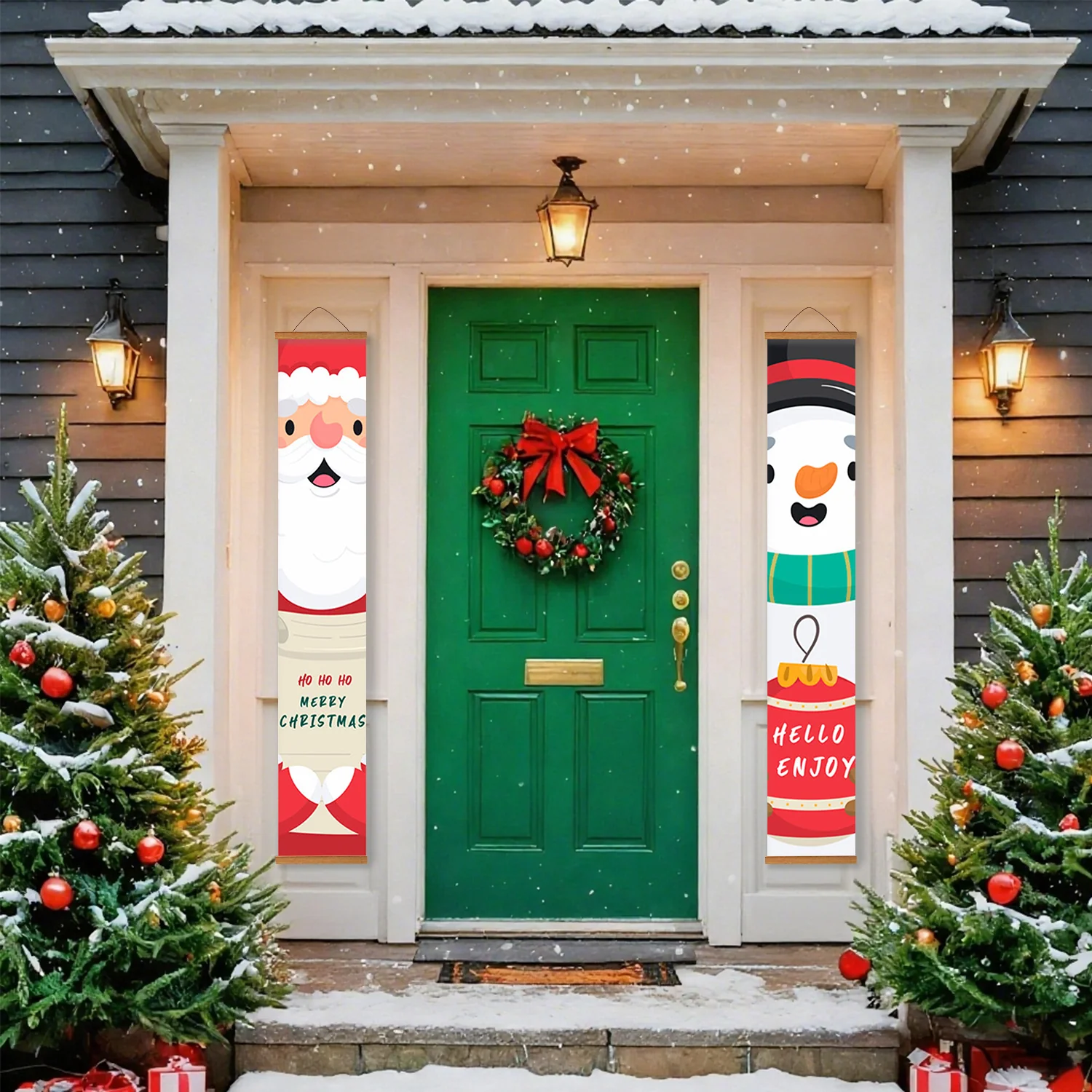 Ho Ho Holiday – Porch Sign Paint by Numbers Kit - Image 6