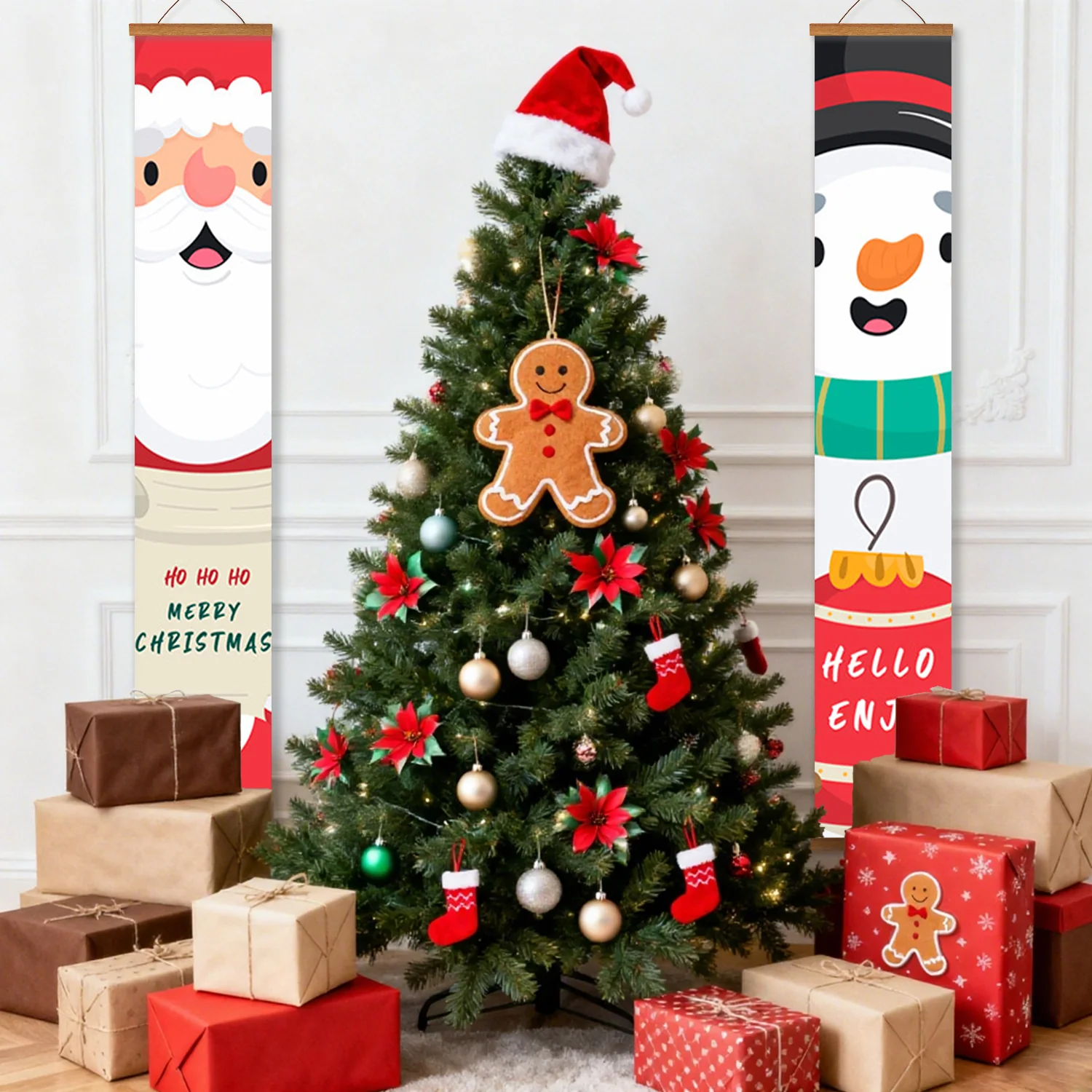 Ho Ho Holiday – Porch Sign Paint by Numbers Kit - Image 8