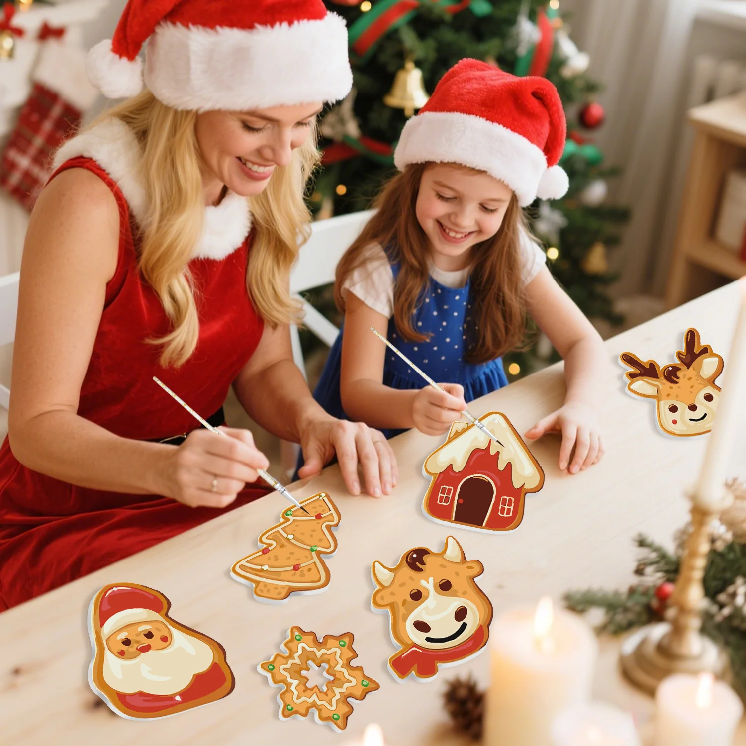 Holiday Cookie Cabin – Large Christmas Ornaments - Image 10