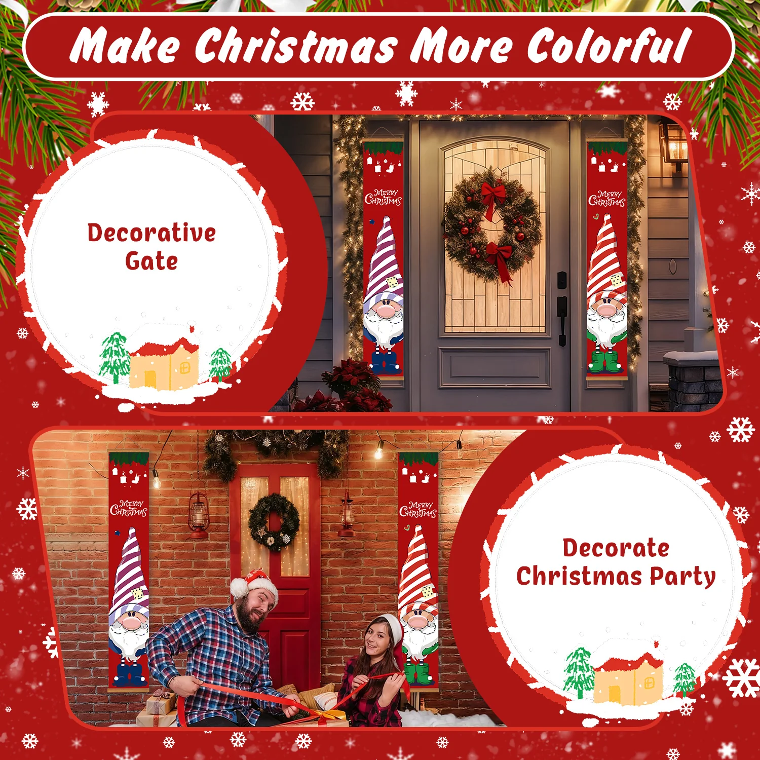 Holiday Gnome Duo - Porch Sign - Image 7