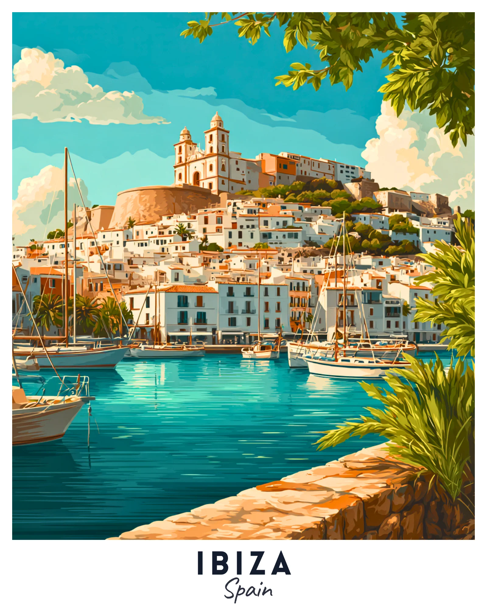 Ibiza - Travel Poster - Image 4