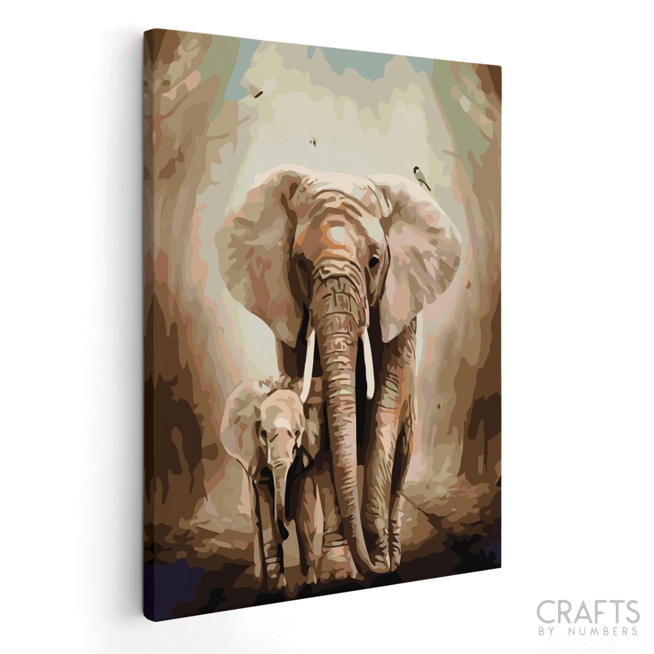 Indian Elephant His Child - Image 19