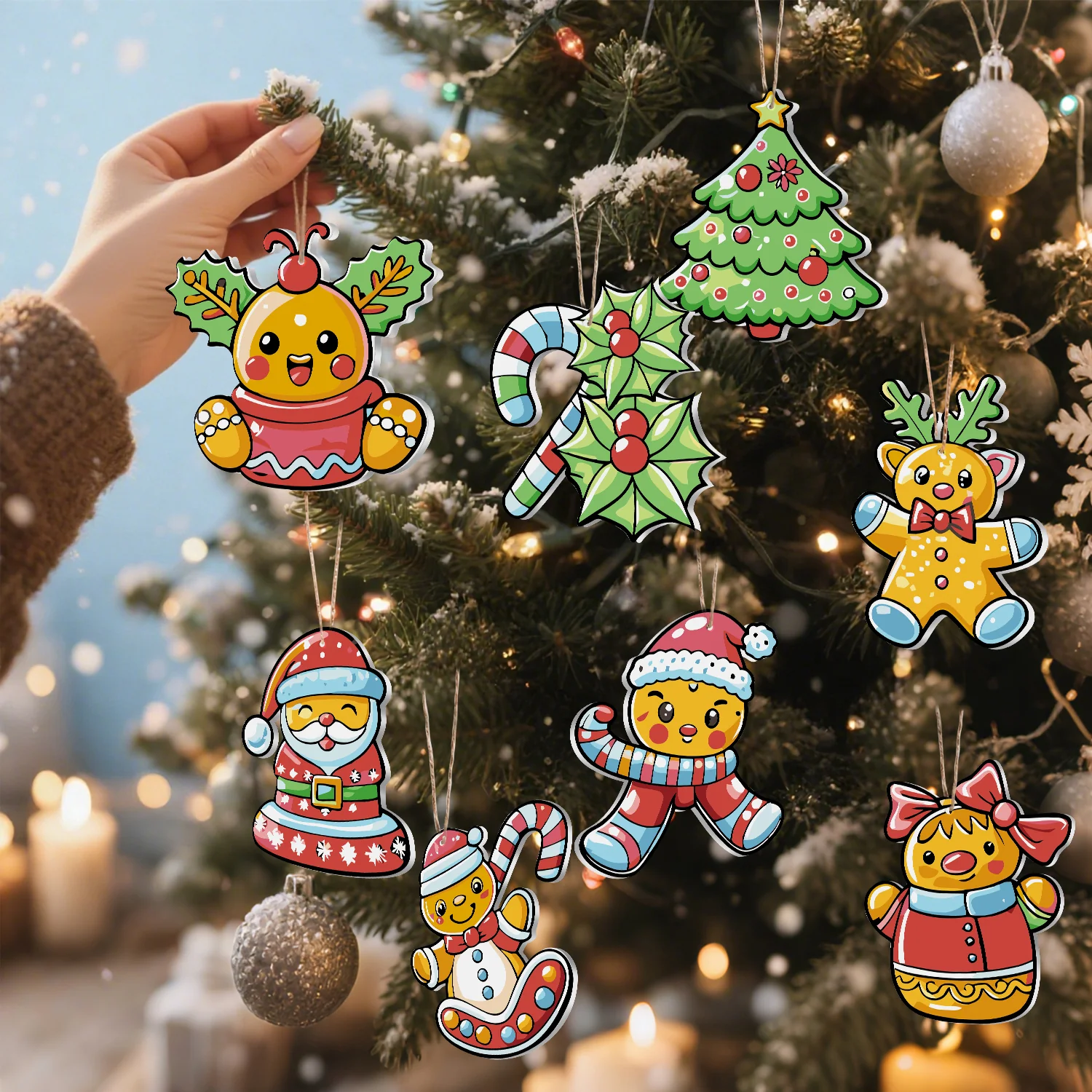 Jolly Cookie Friends – Large Christmas Ornaments - Image 9