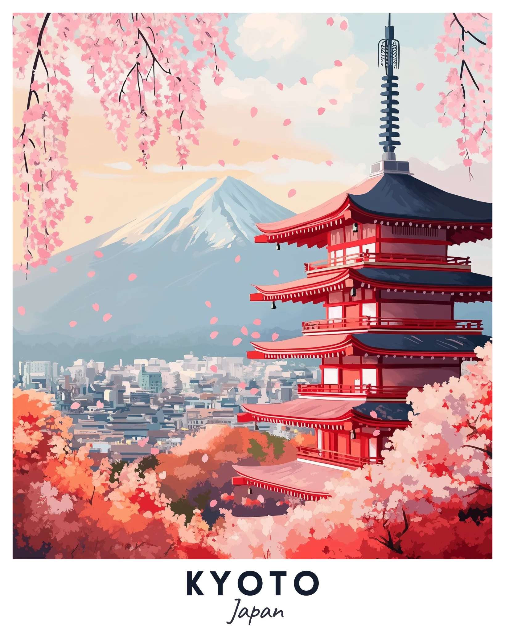 Kyoto Travel Poster - Image 3