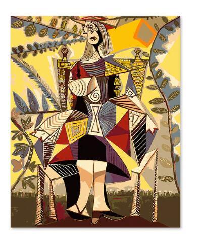 Kobieta Siedząca W Ogrodzie - Pablo Picasso - Image 4
