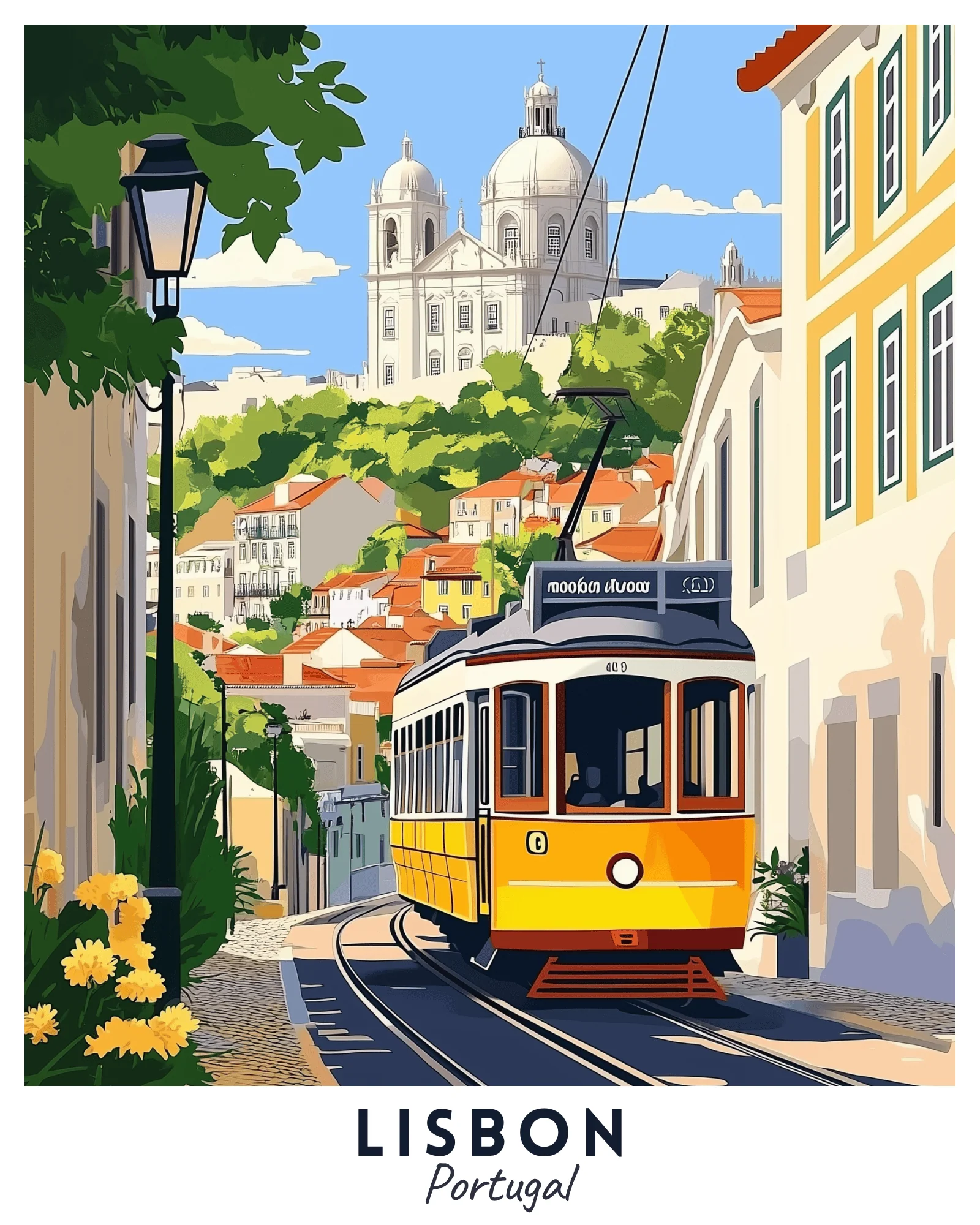 Lisbon Travel Poster - Image 2