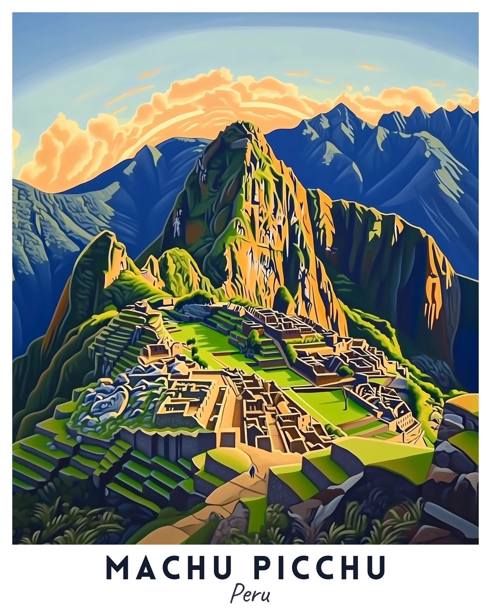 Machu Picchu Travel Poster - Image 3