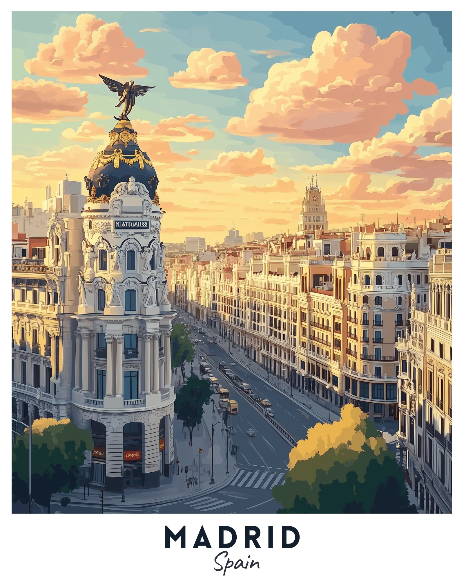 Madrid Travel Poster - Image 2