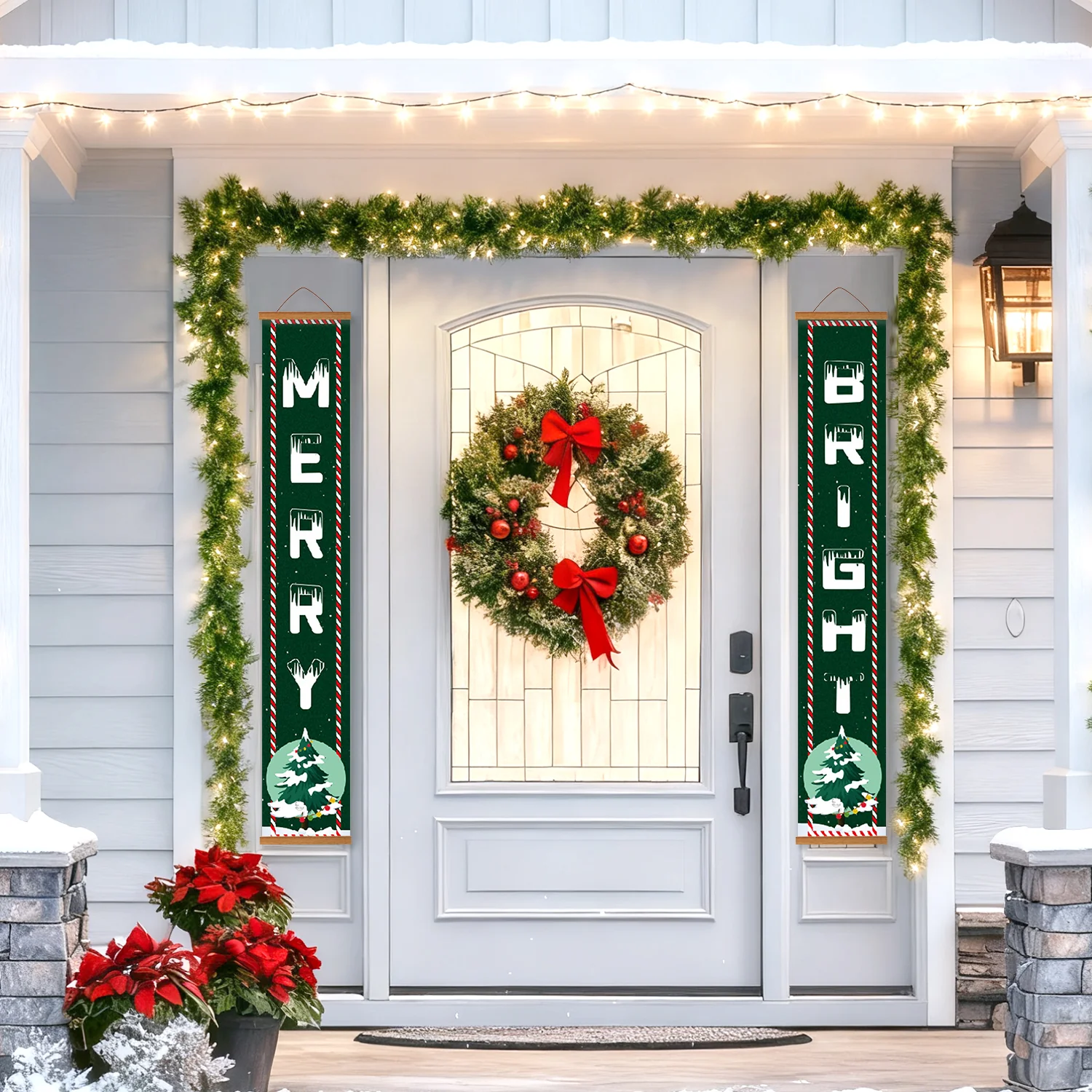 Merry & Bright – Porch Sign Paint by Numbers Kit - Image 15
