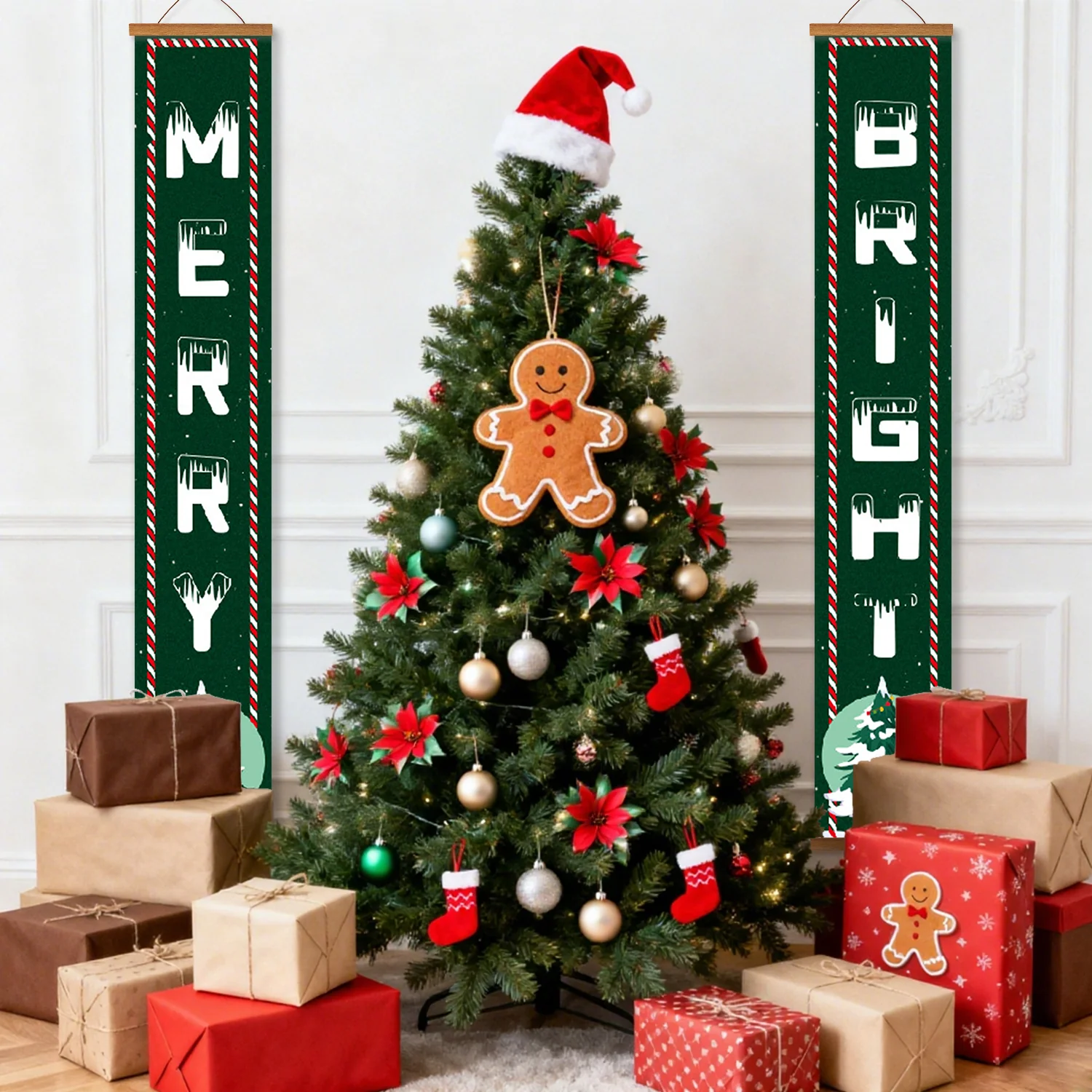 Merry & Bright – Porch Sign Paint by Numbers Kit - Image 7