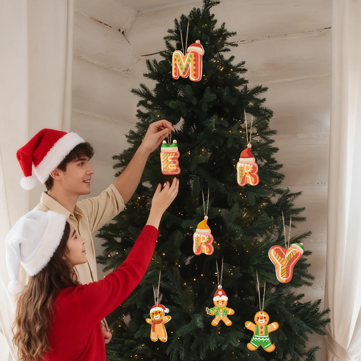 Merry Cookie Crew – Large Christmas Ornaments - Image 11