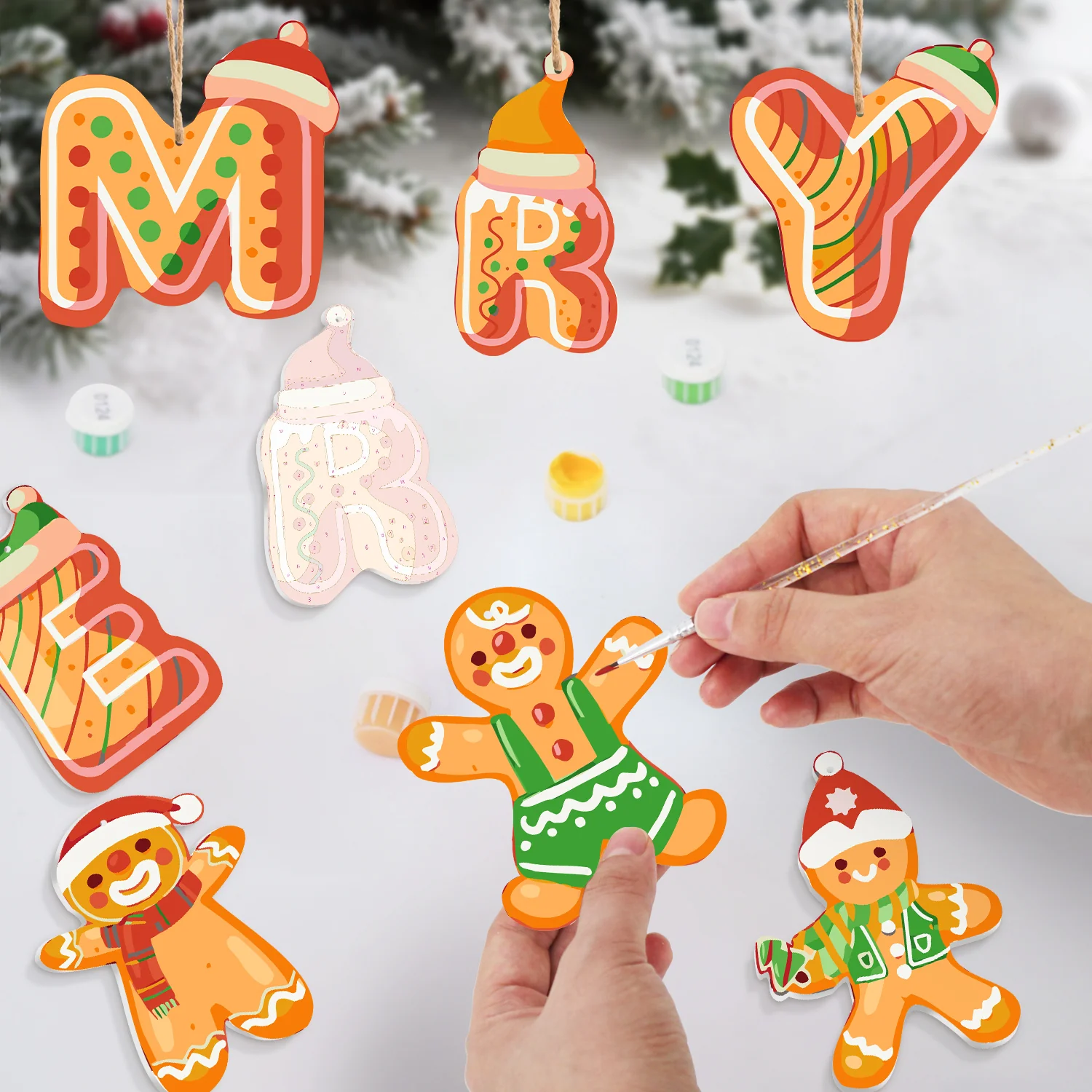 Merry Cookie Crew – Large Christmas Ornaments - Image 7