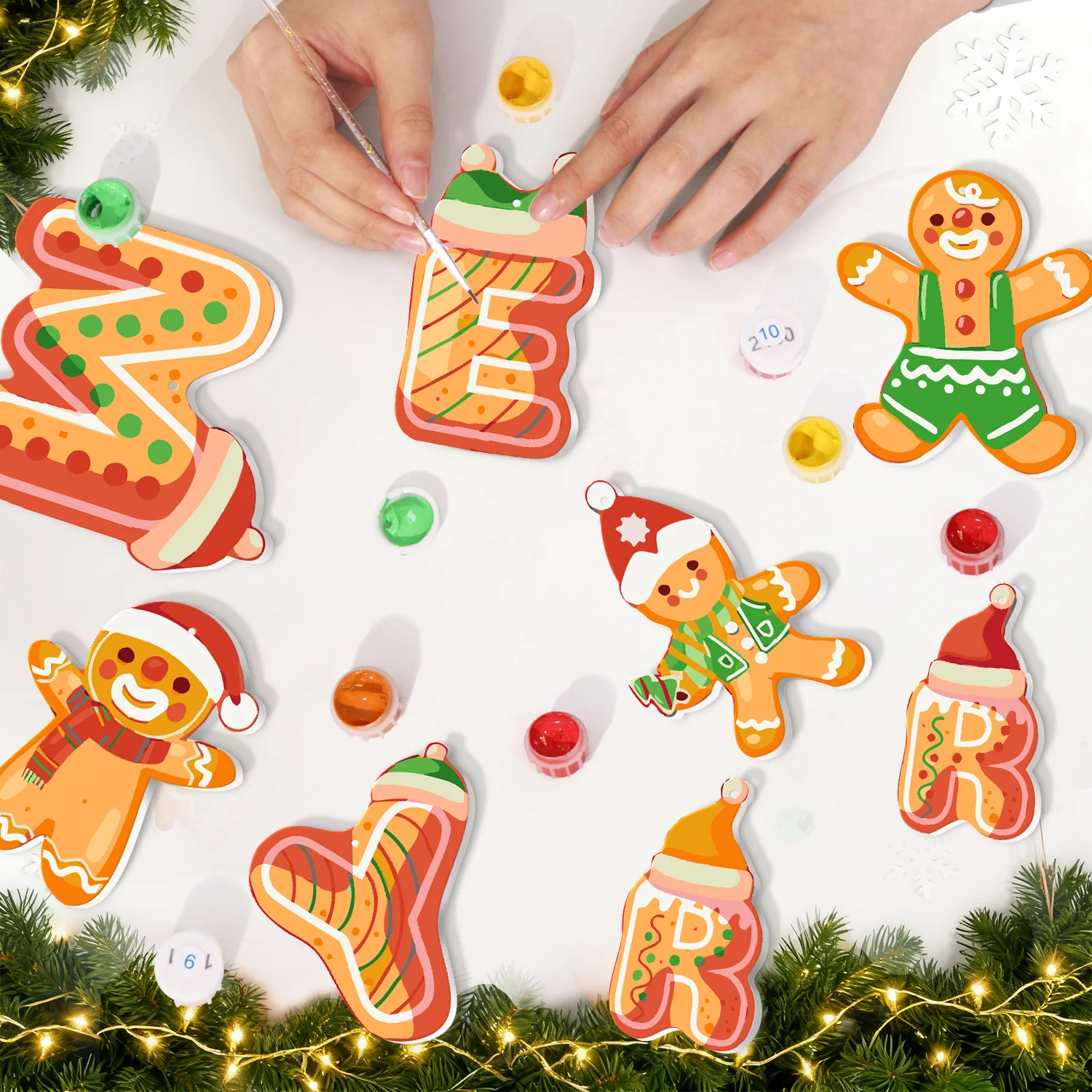 Merry Cookie Crew – Large Christmas Ornaments - Image 8