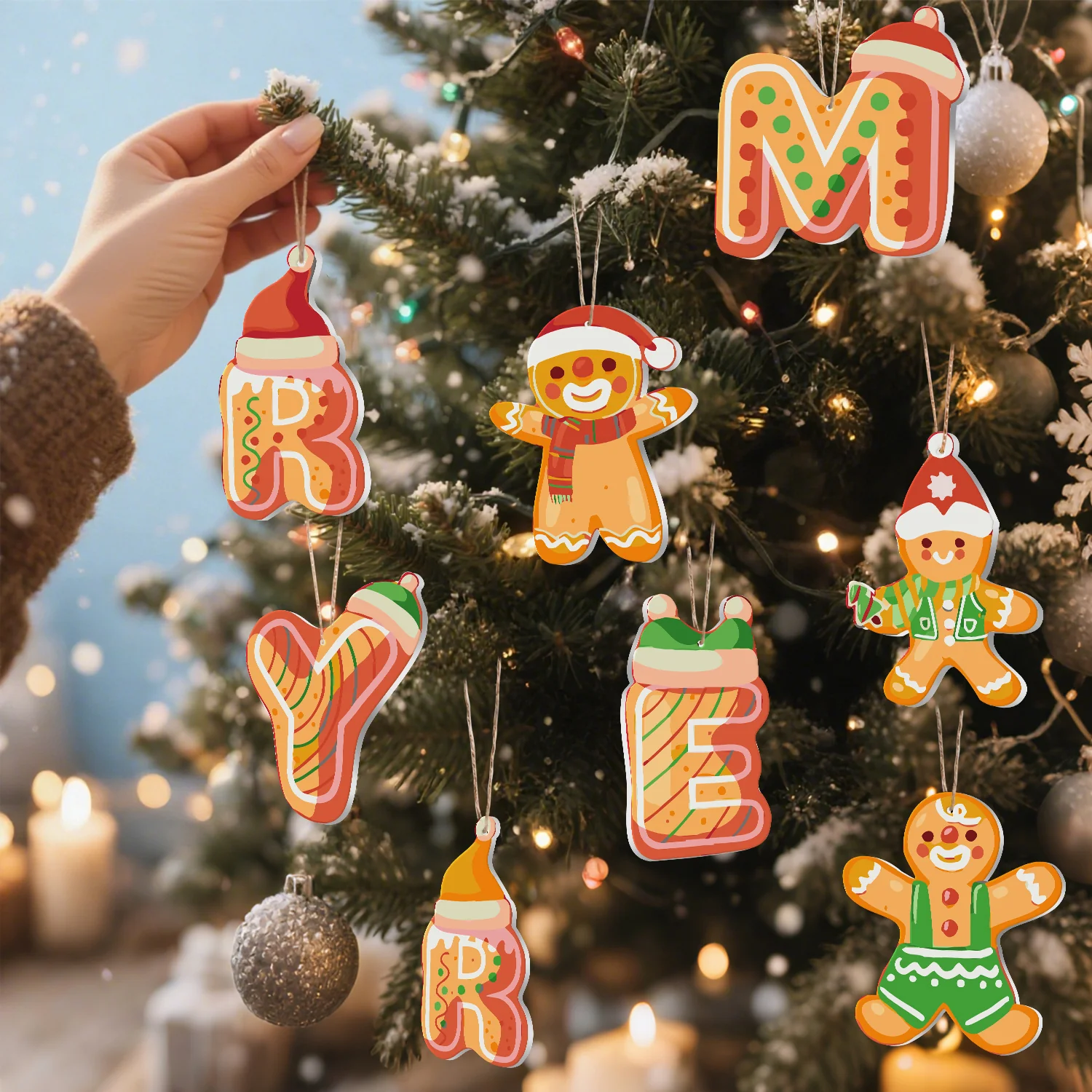 Merry Cookie Crew – Large Christmas Ornaments - Image 9