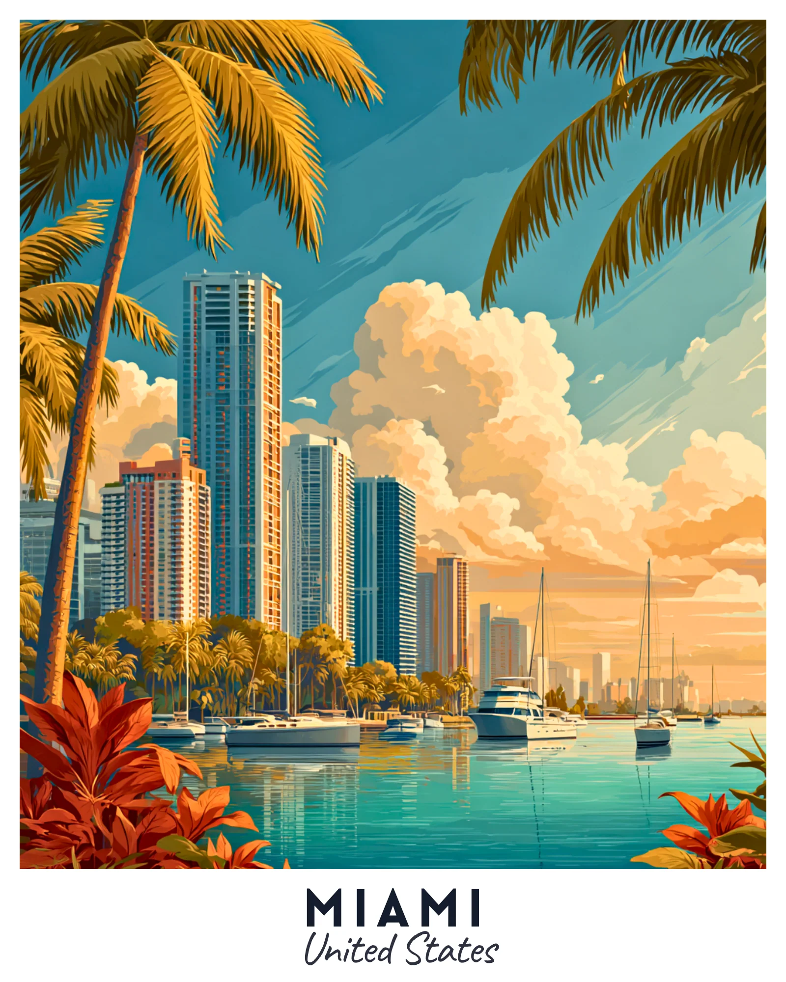 Miami - Travel Poster - Image 4