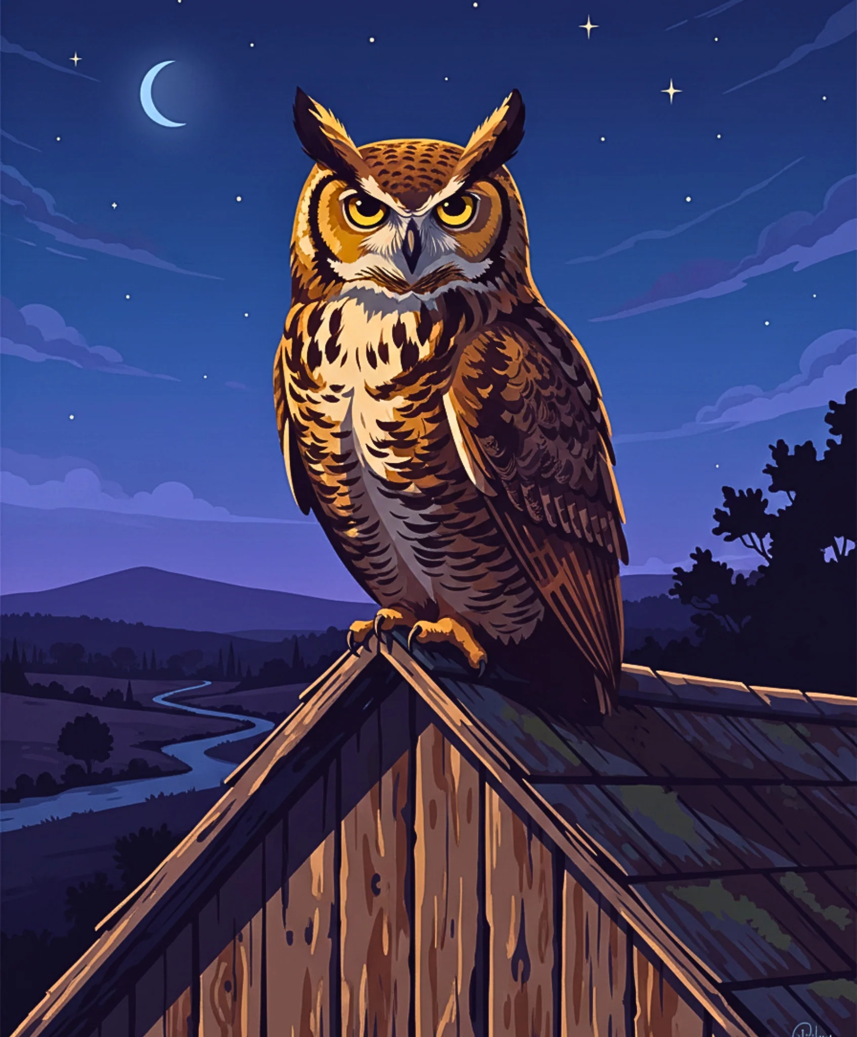 Midnight Watch Owl - Image 4