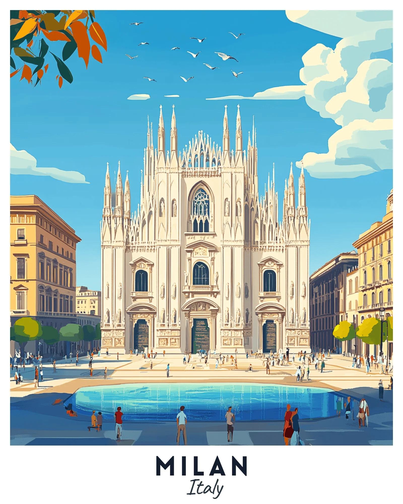 Milan Travel Poster - Image 2
