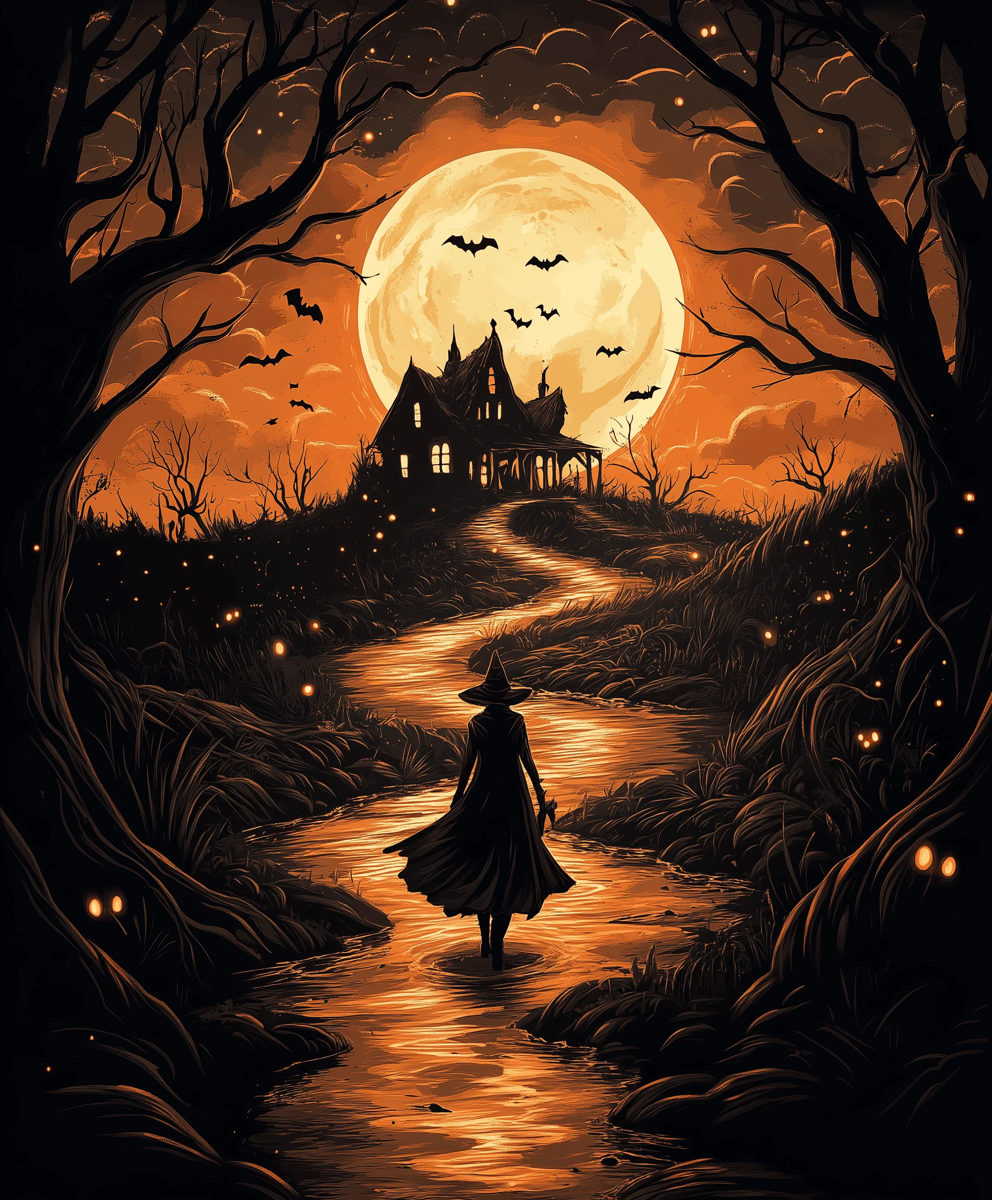 Moonlit Witch's Path - Image 2