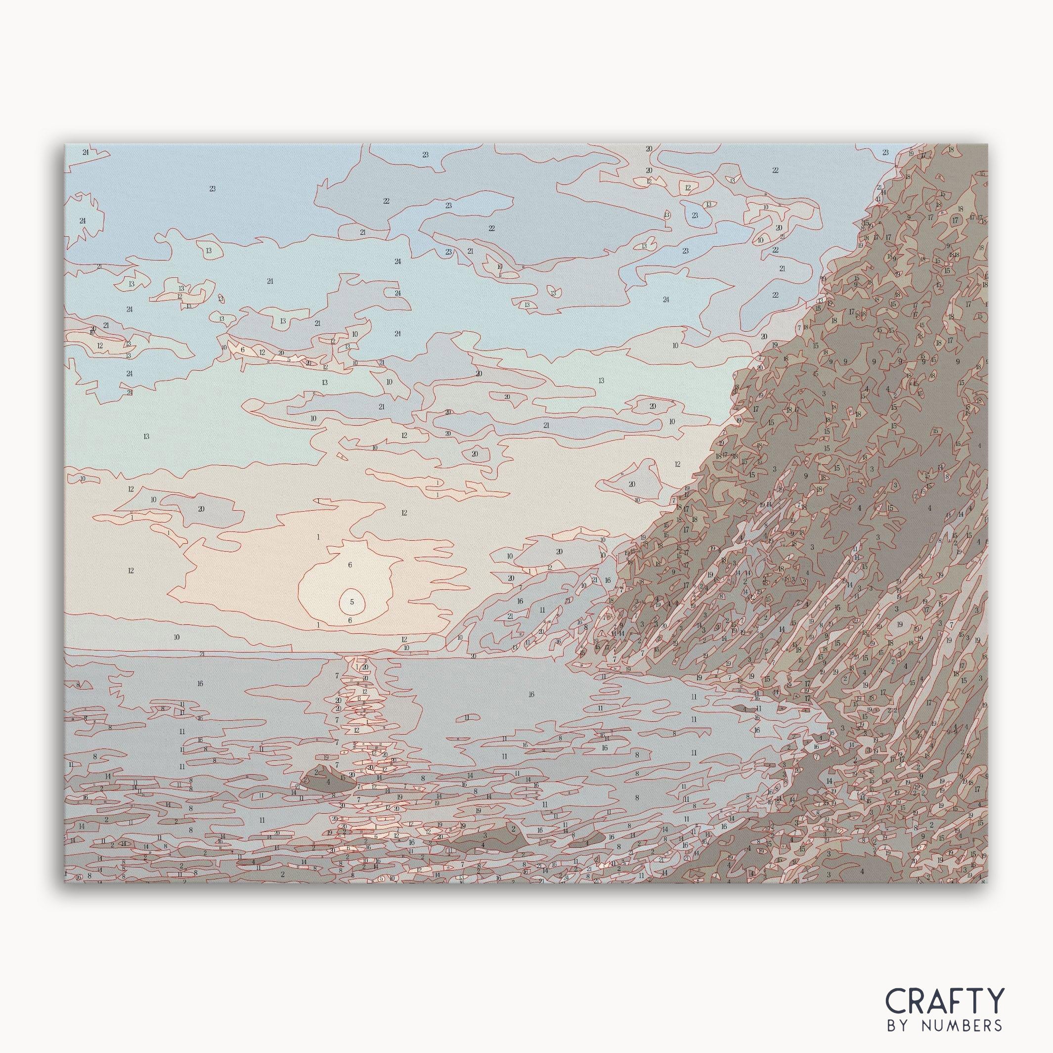 Mountain River Sunset - Image 2